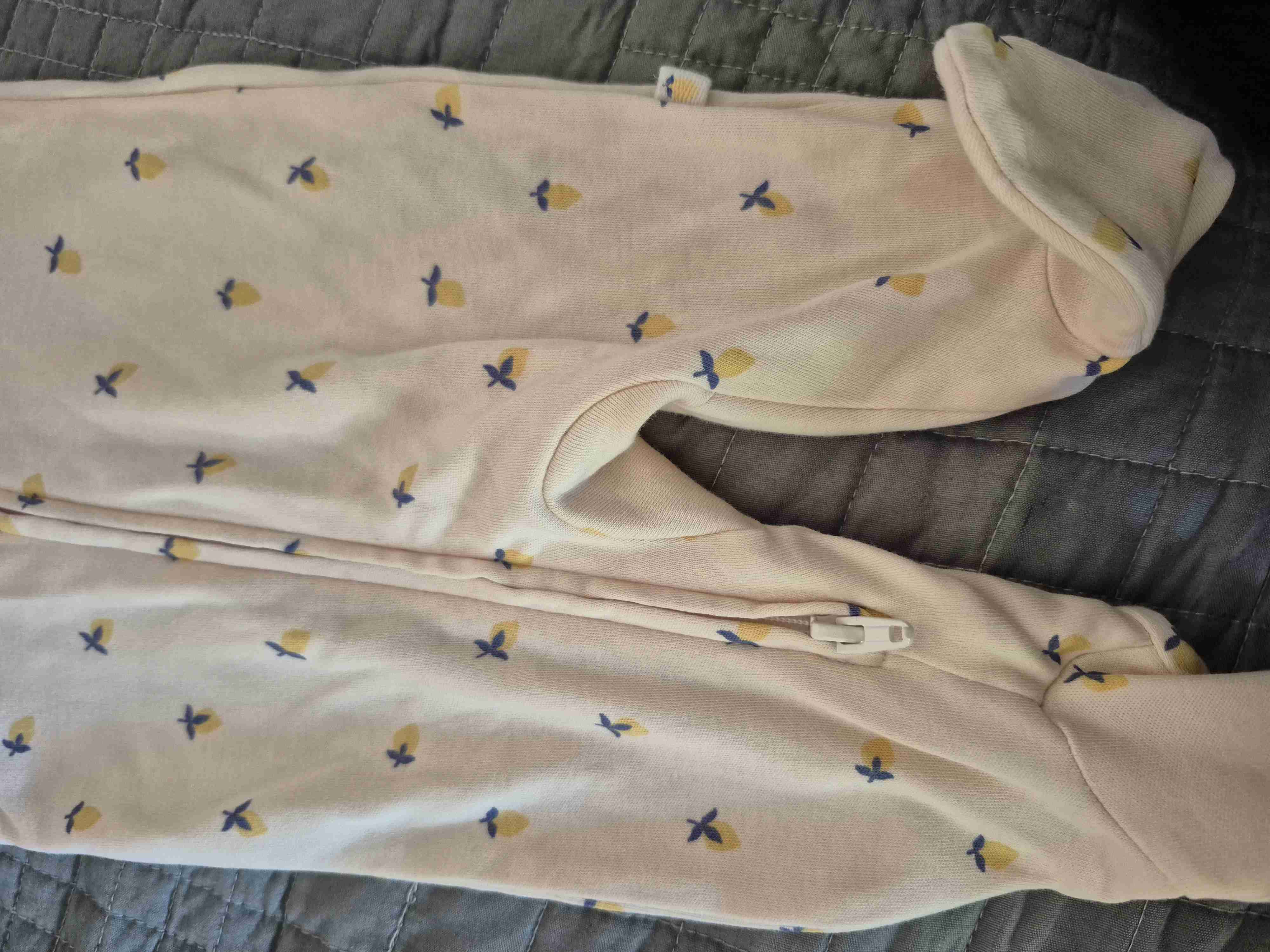 Pijama enterito con estampado de frutas 0meses