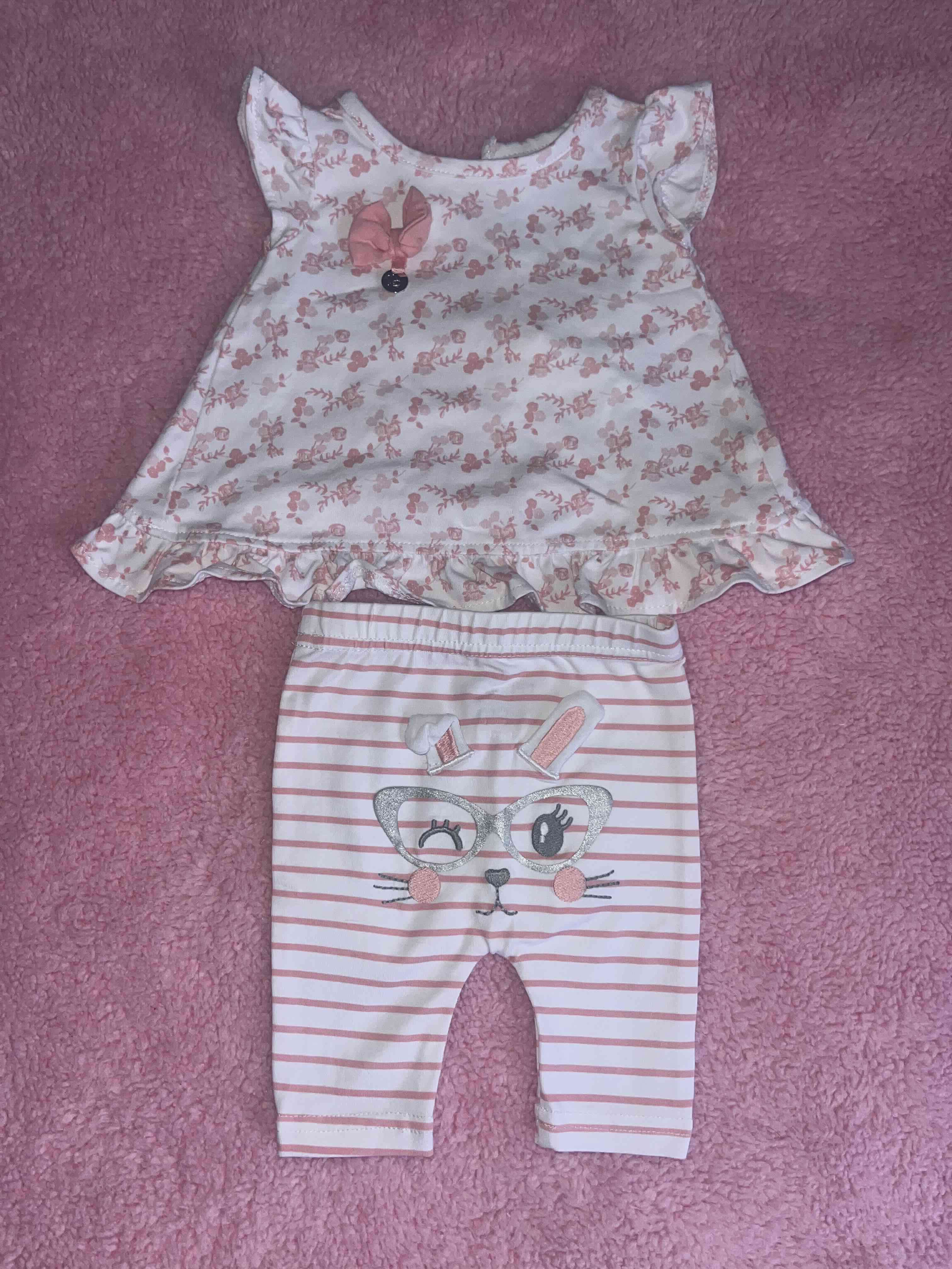 Conjunto bebé estampado floral