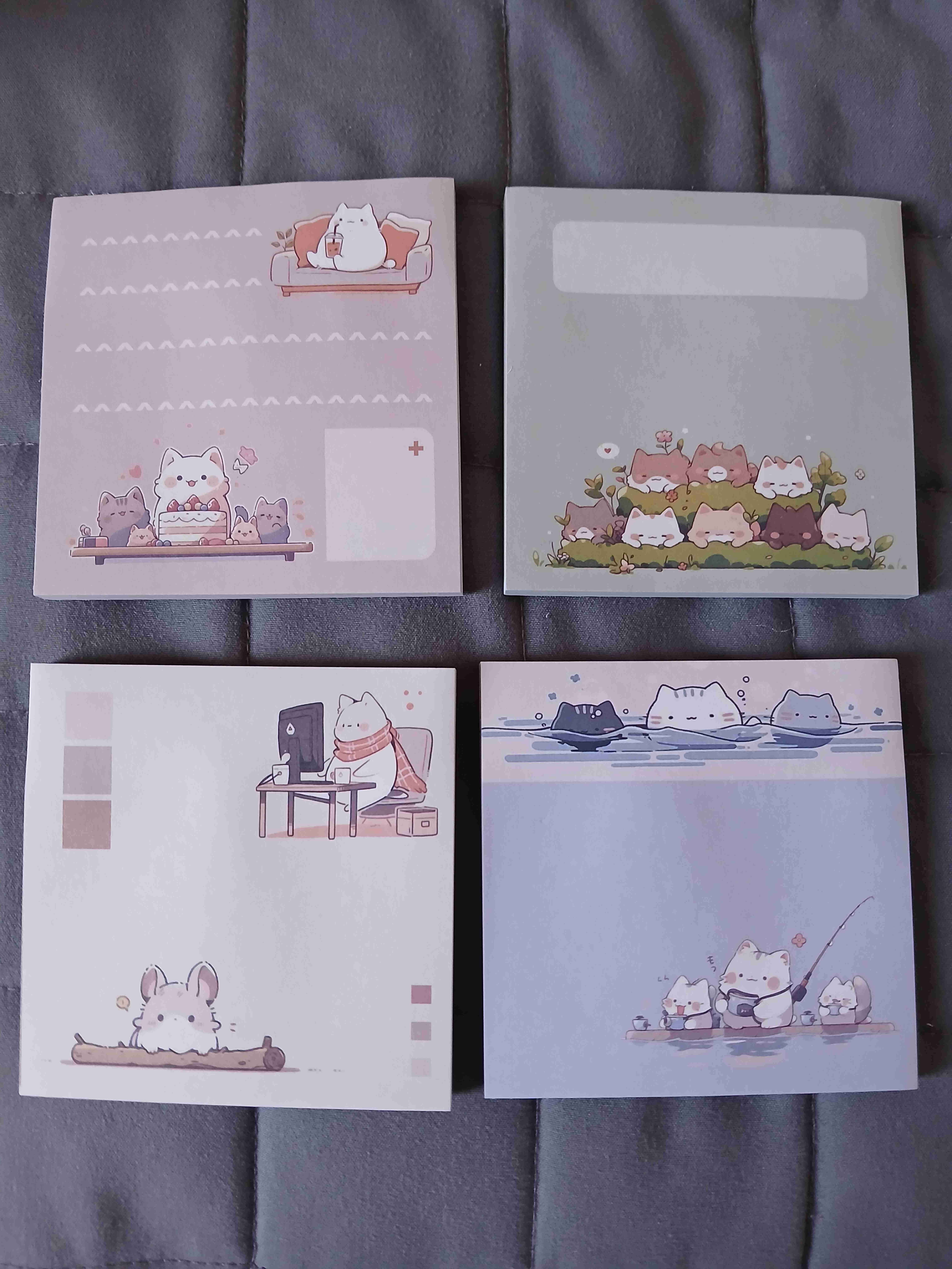 Bloc de notas adhesivas ilustradas