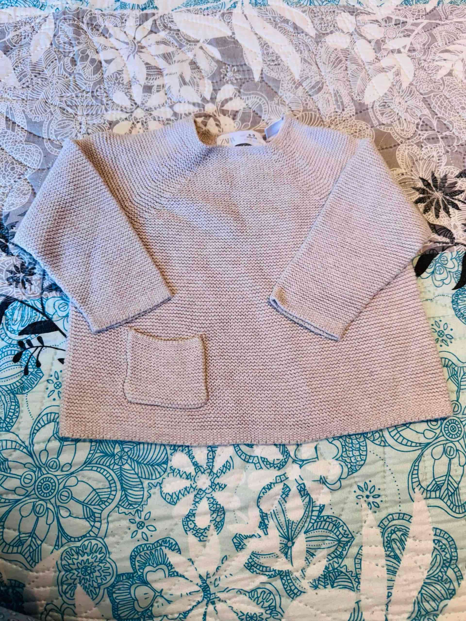 Suéter tejido beige