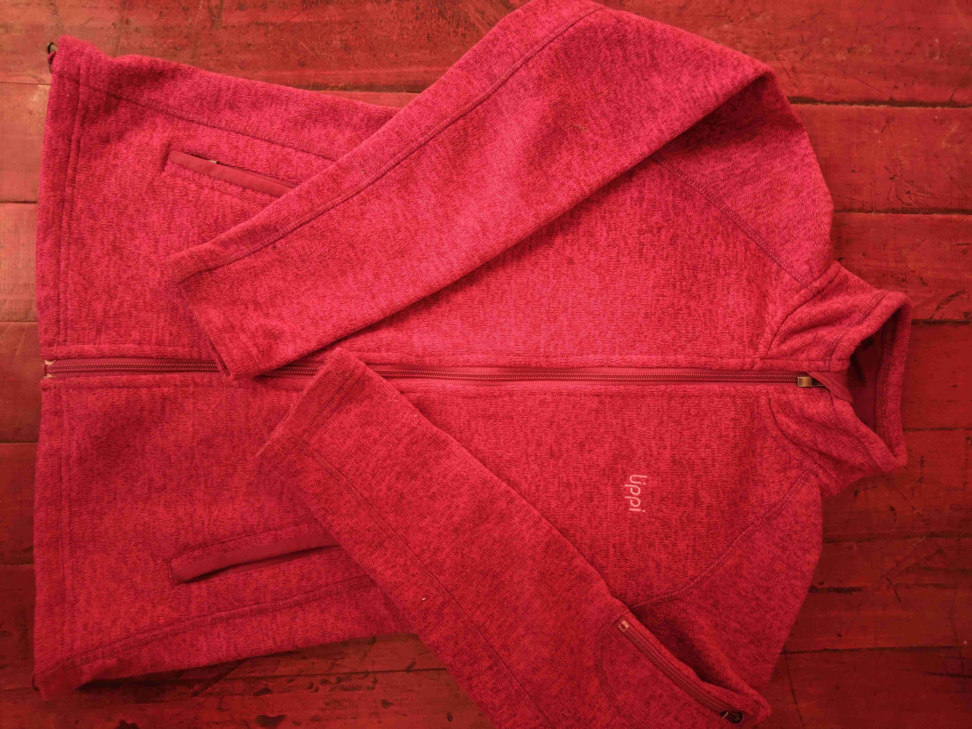 Chaqueta polar mujer roja lippi y columbia