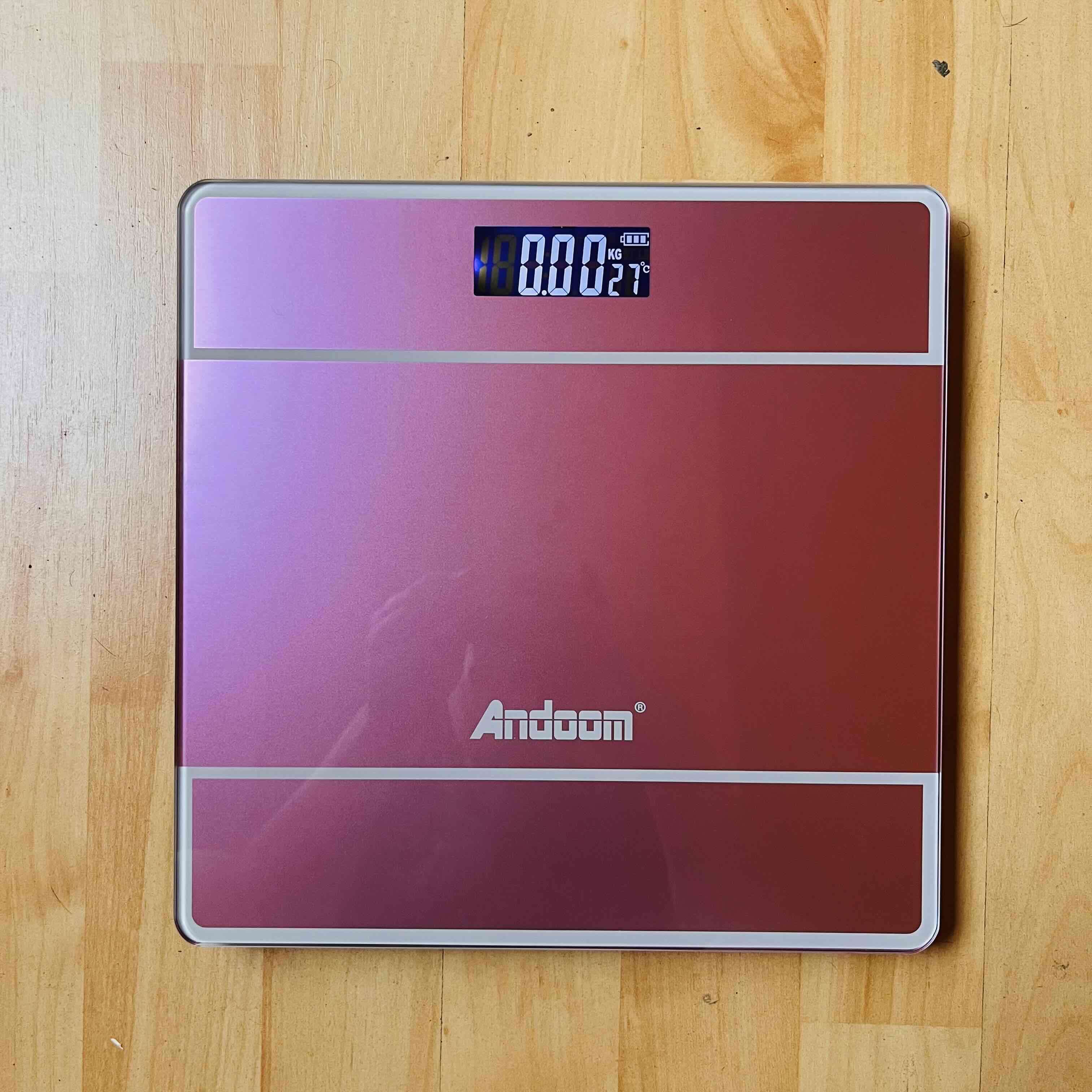 Balanza digital Andoer rosada