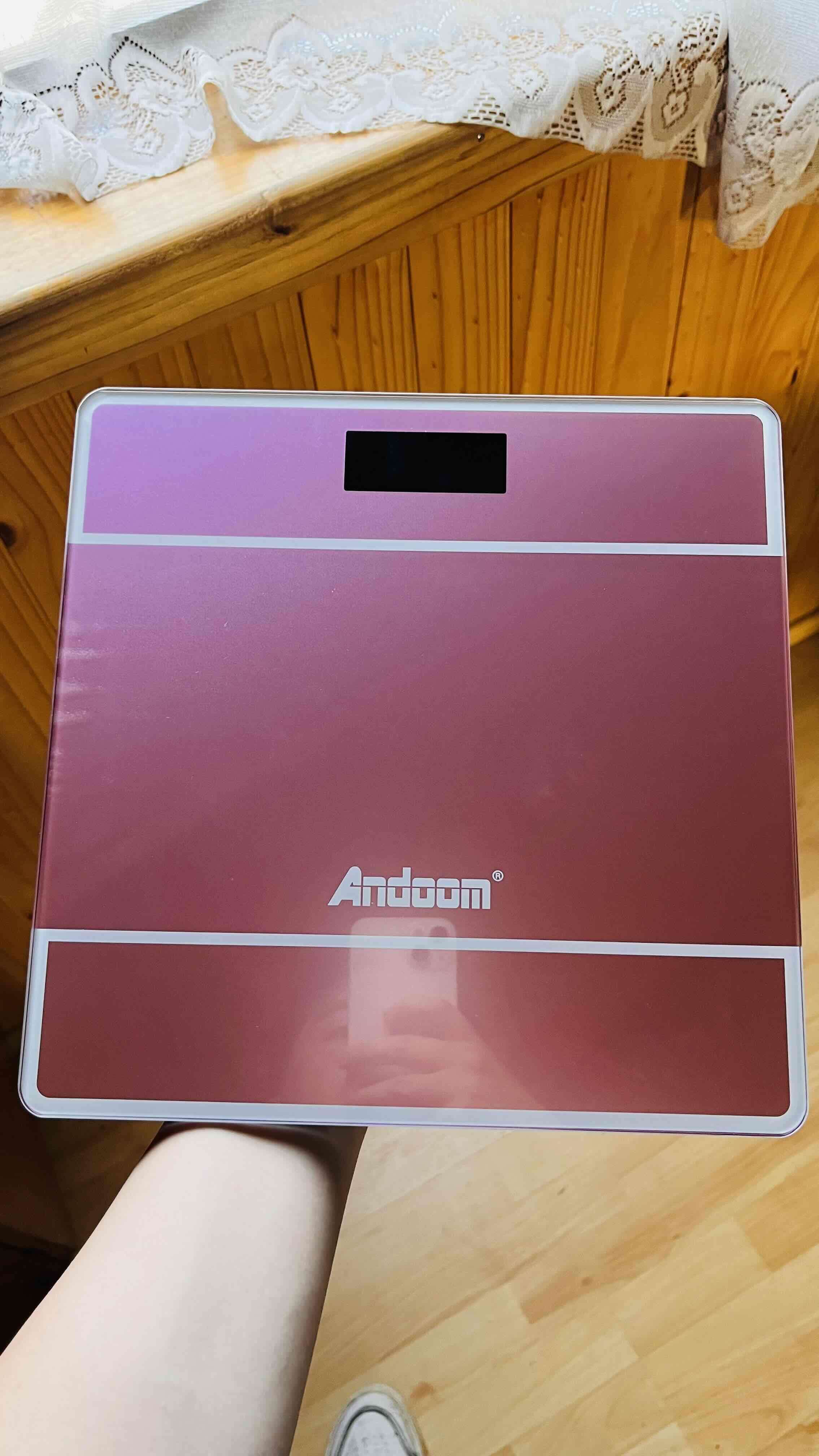 Balanza digital Andoer rosada - miniatura 3