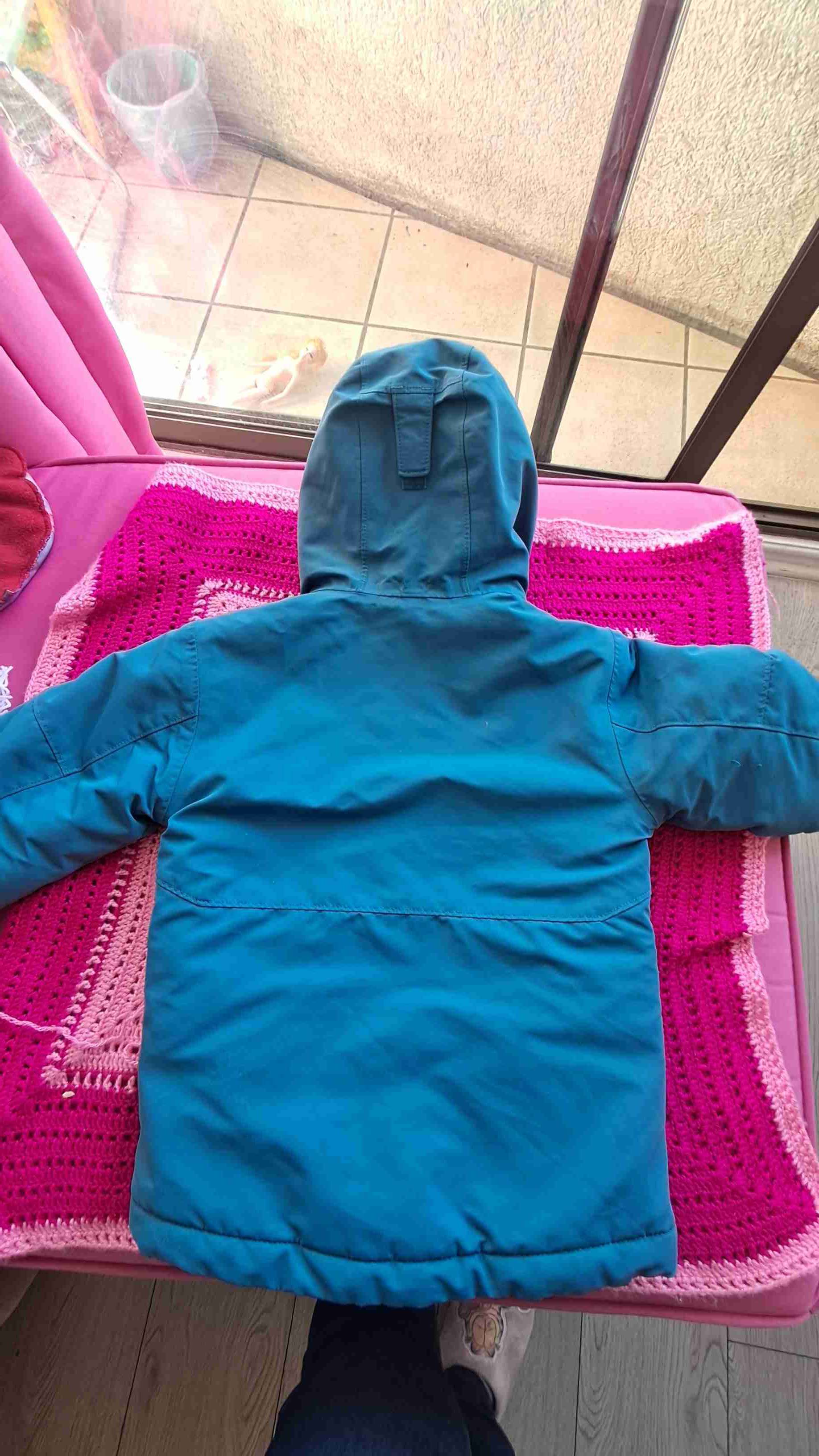 Parka azul Columbia para niño - miniatura 2