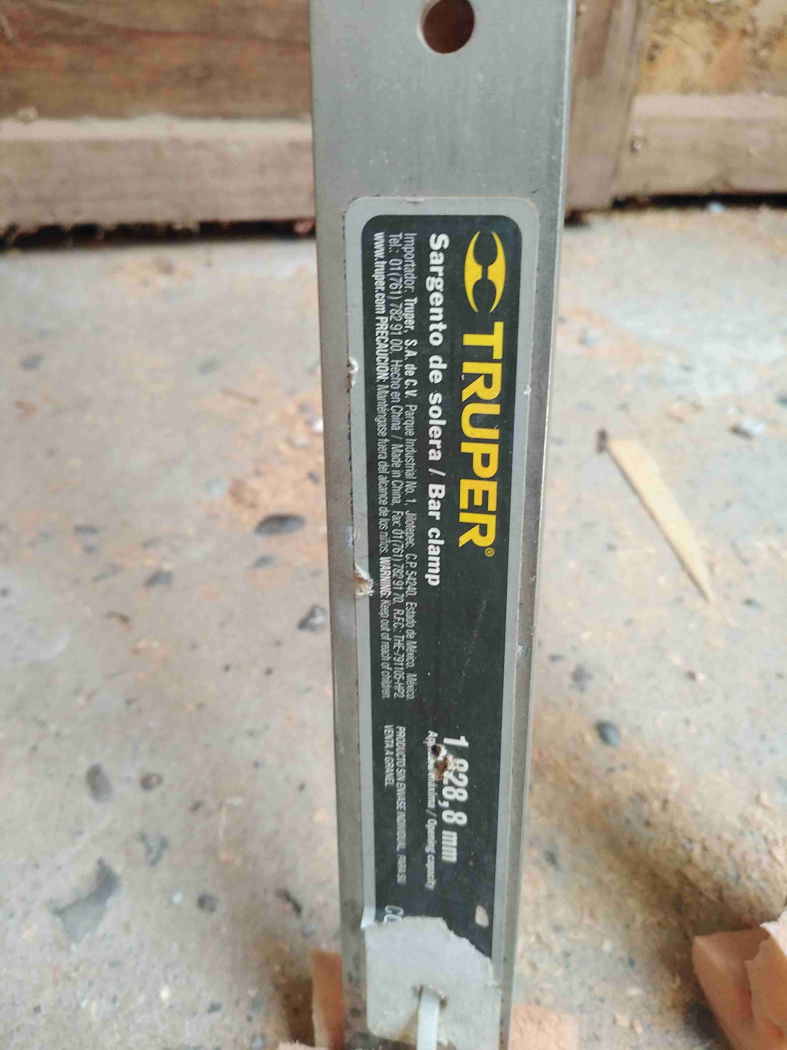 Prensas sargento carpintería Truper 180 cm - miniatura 5