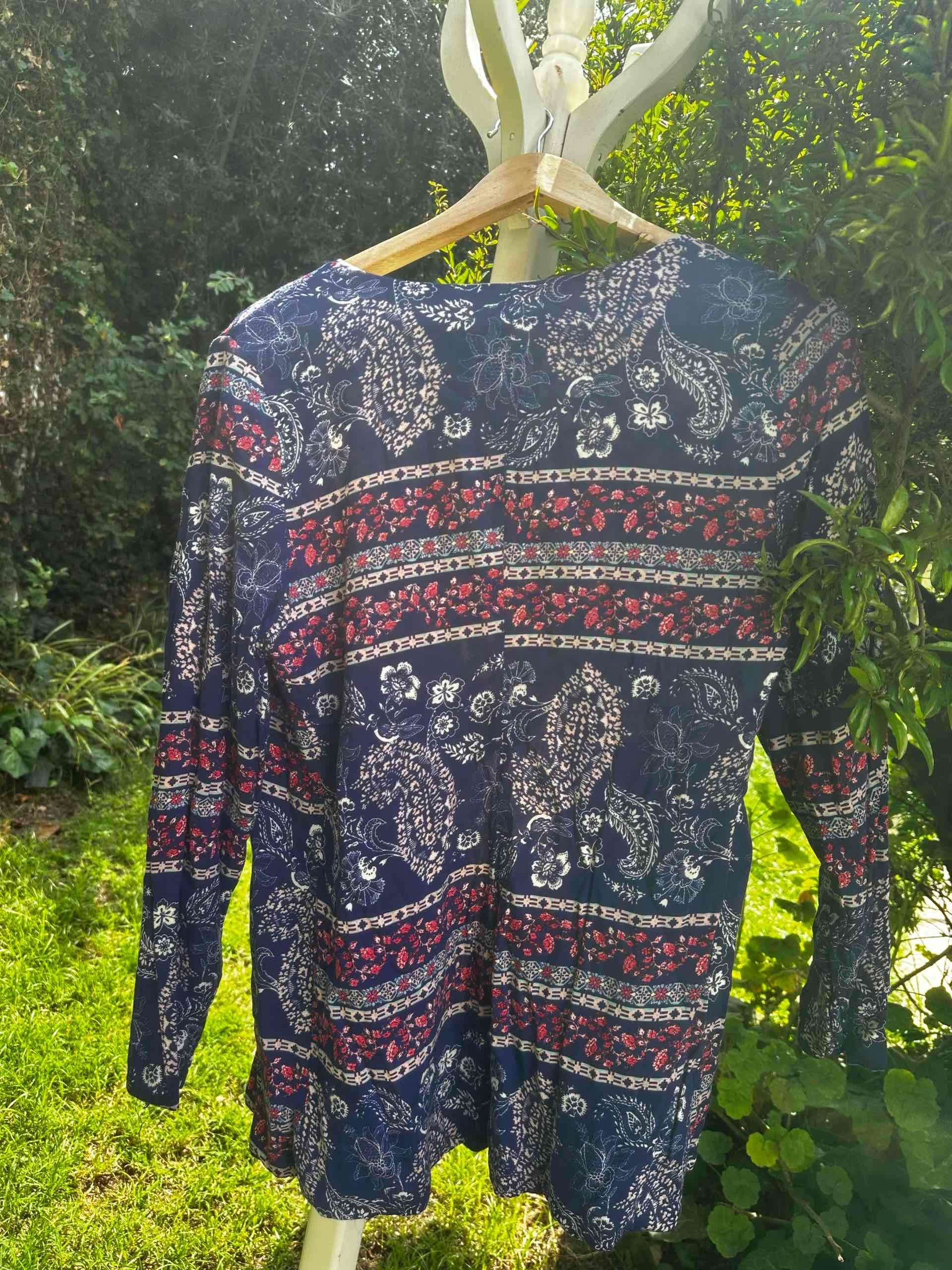 Abrigo bohemio multicolor - miniatura 3