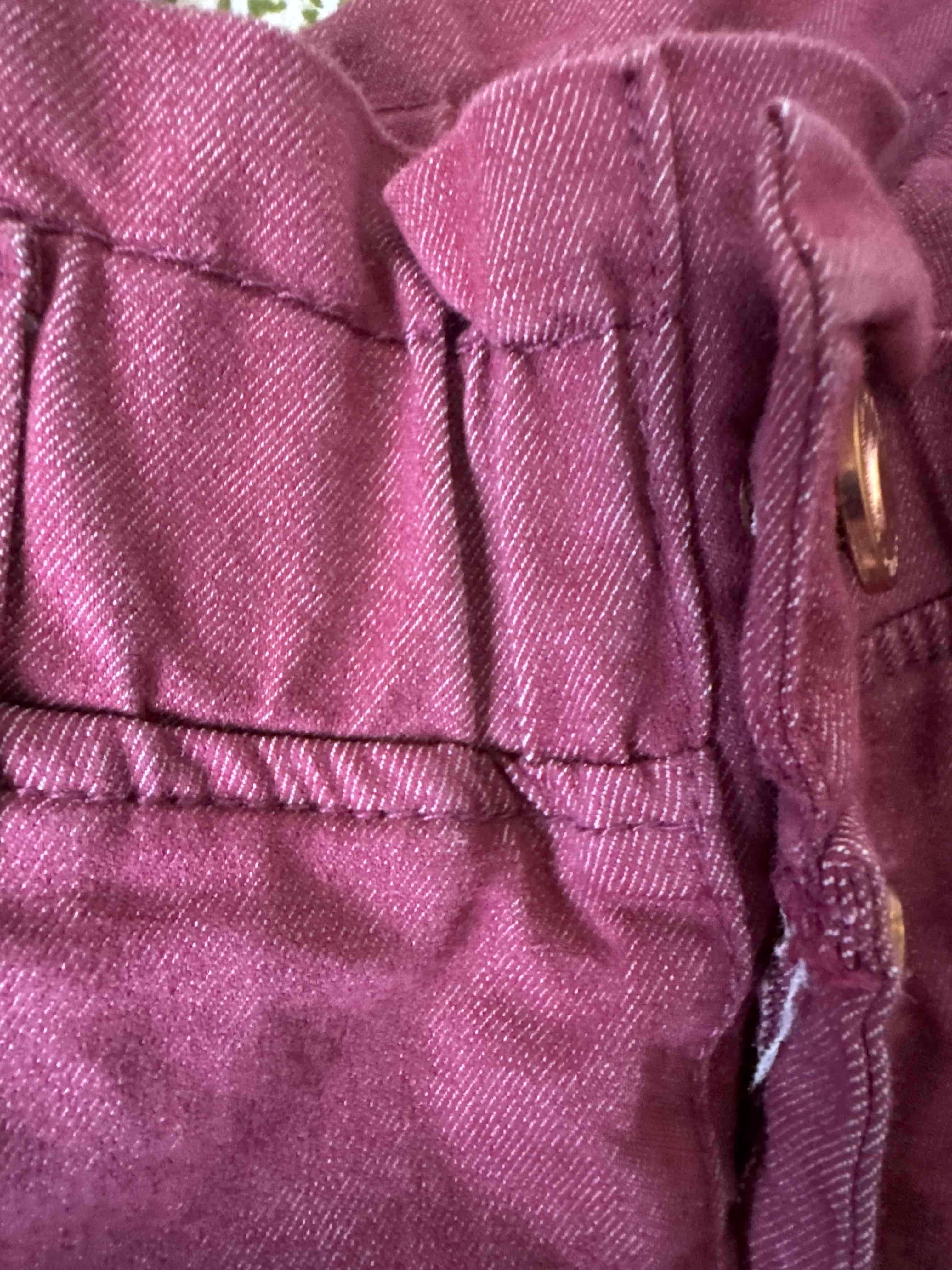 Pantalones burdeos para niña talla4 kids - miniatura 2