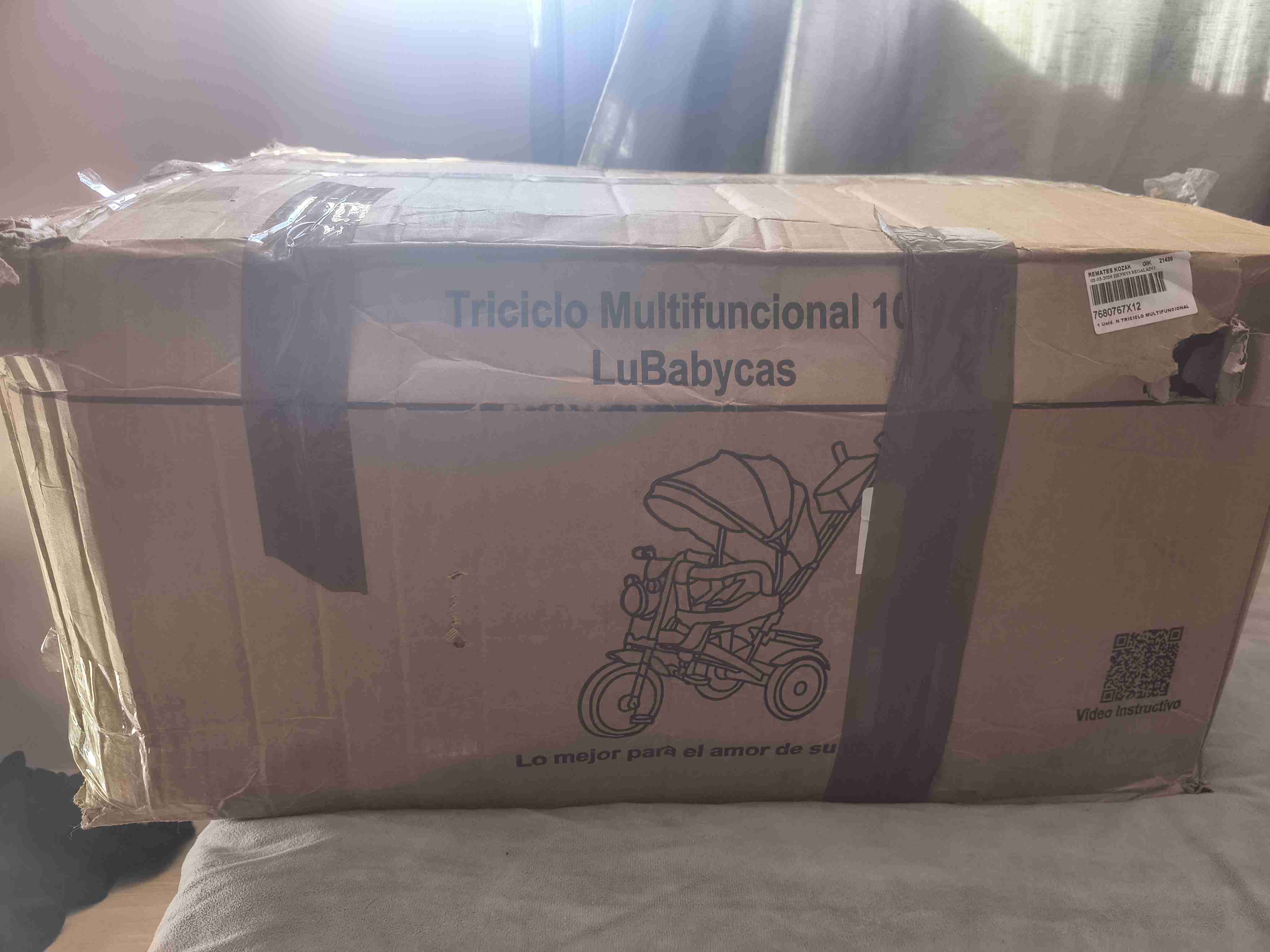 Triciclo Multifuncional 360° Gris - miniatura 2