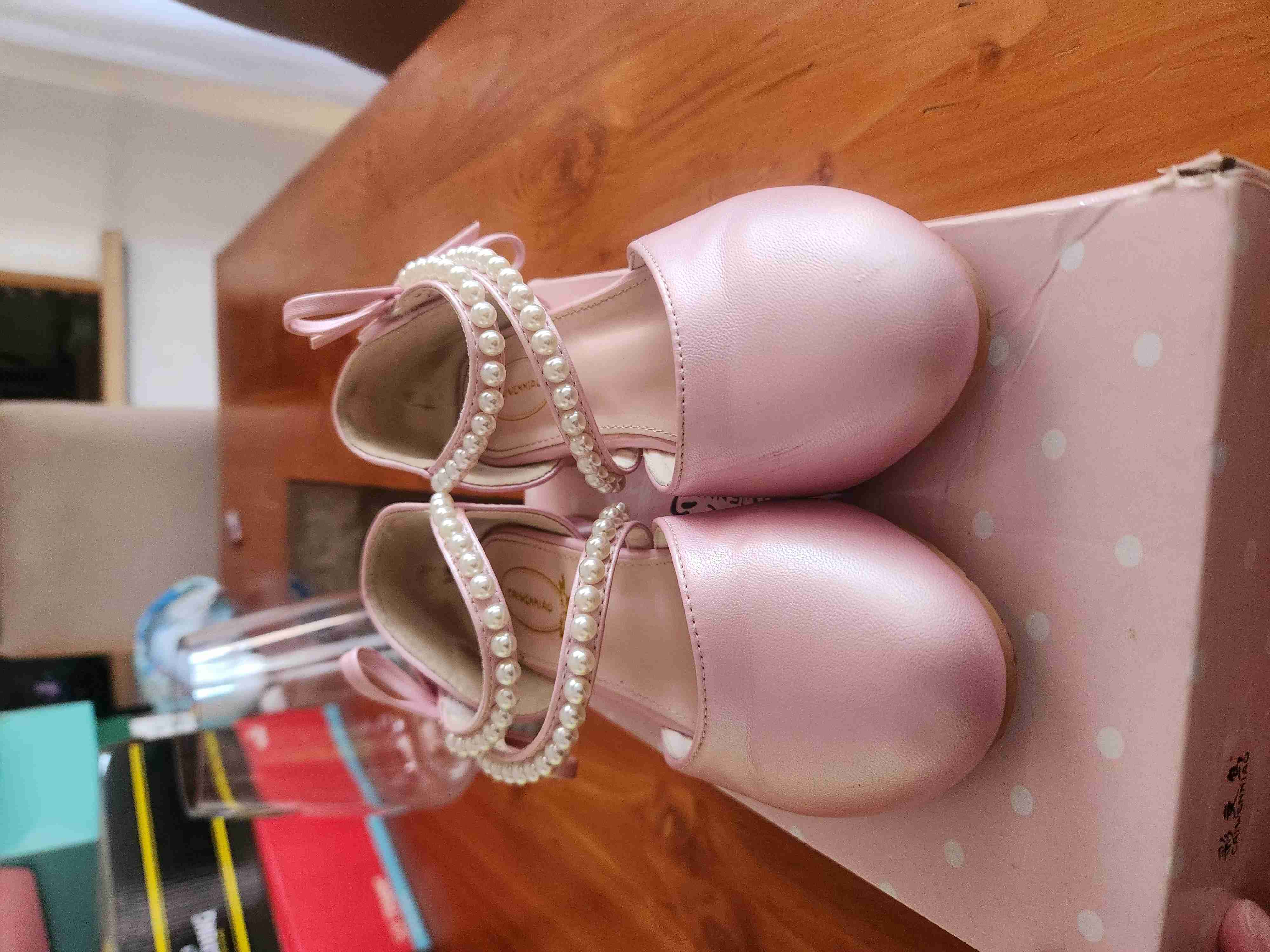 Zapatos niña tacón rosados Shein 32 - miniatura 2