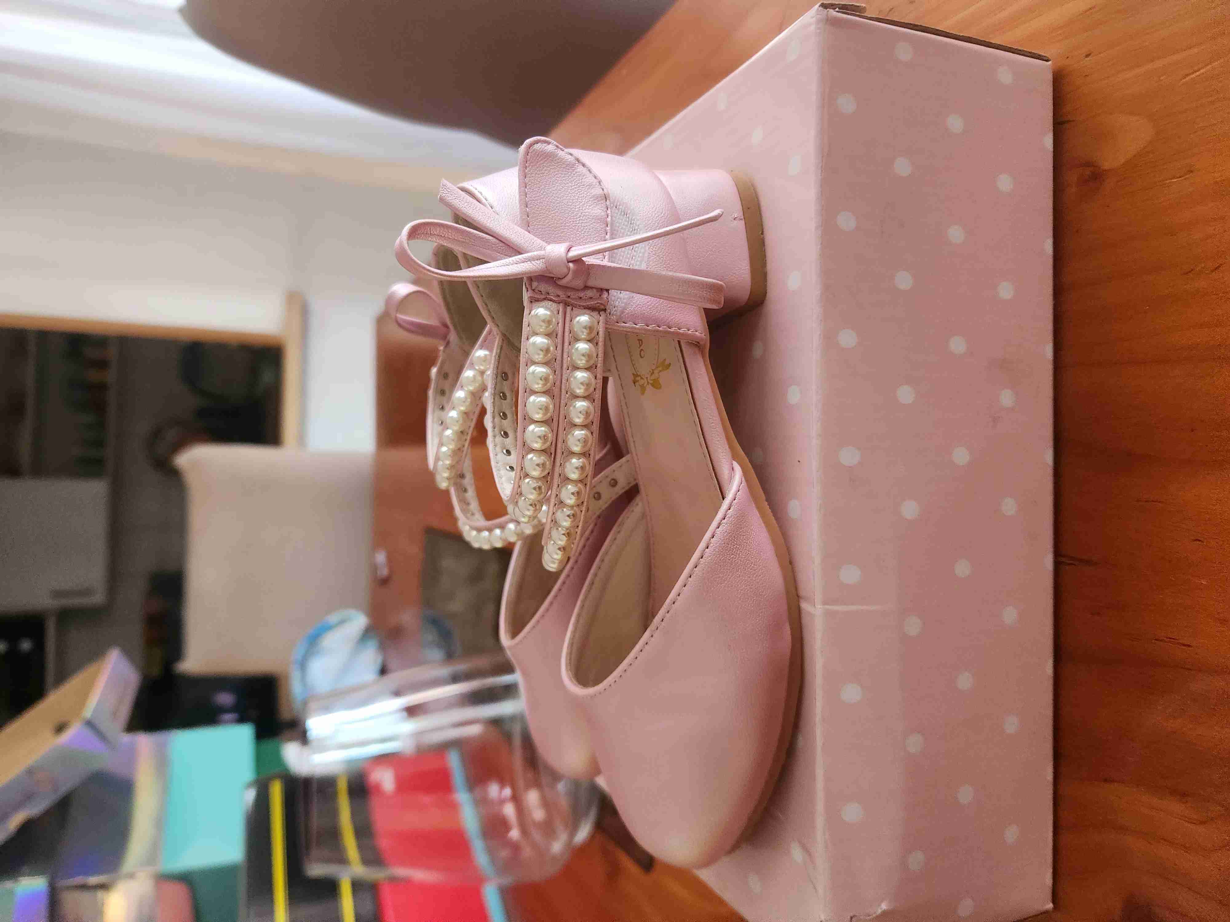 Zapatos niña tacón rosados Shein 32 - miniatura 3