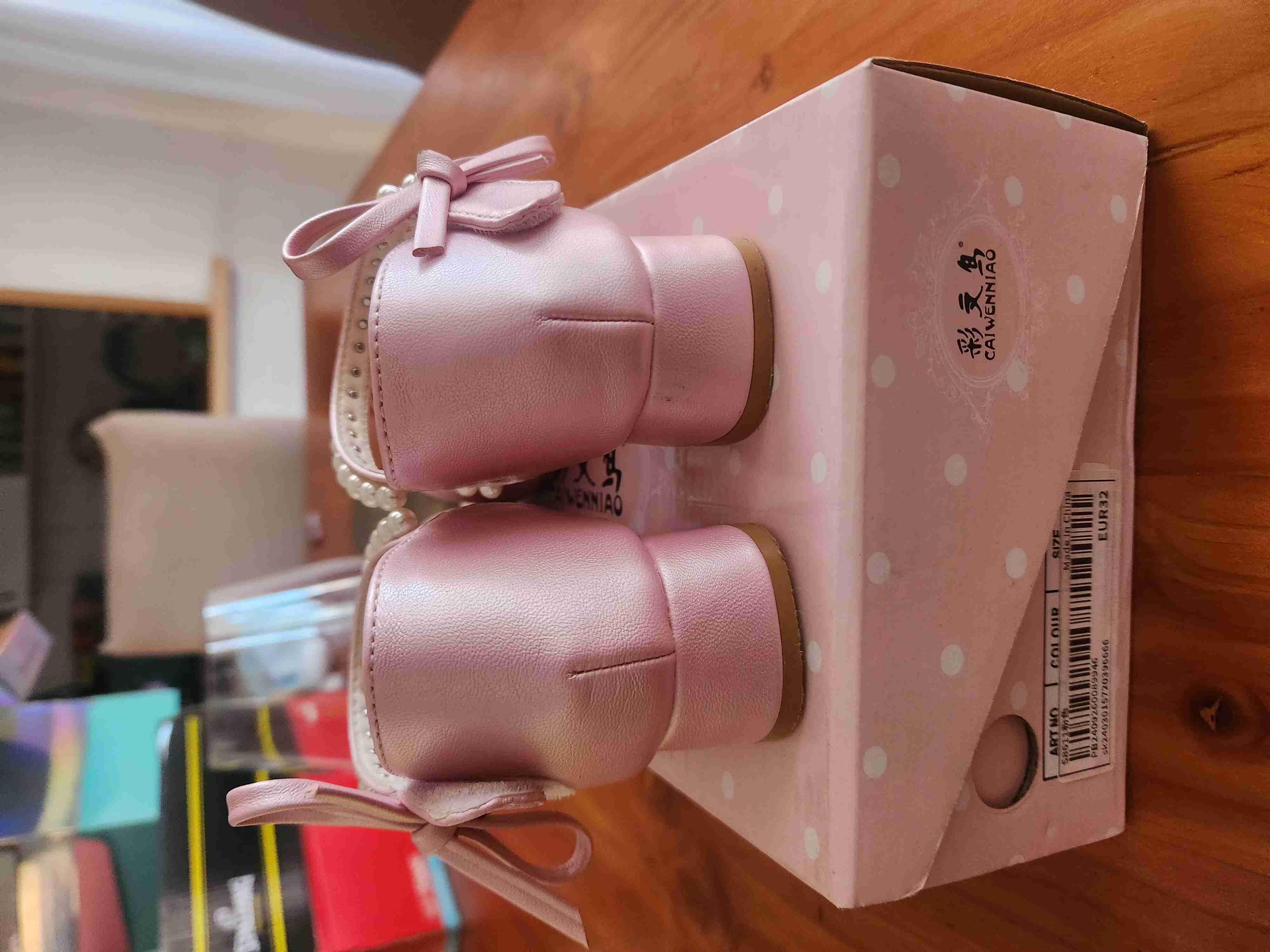 Zapatos niña tacón rosados Shein 32 - miniatura 4