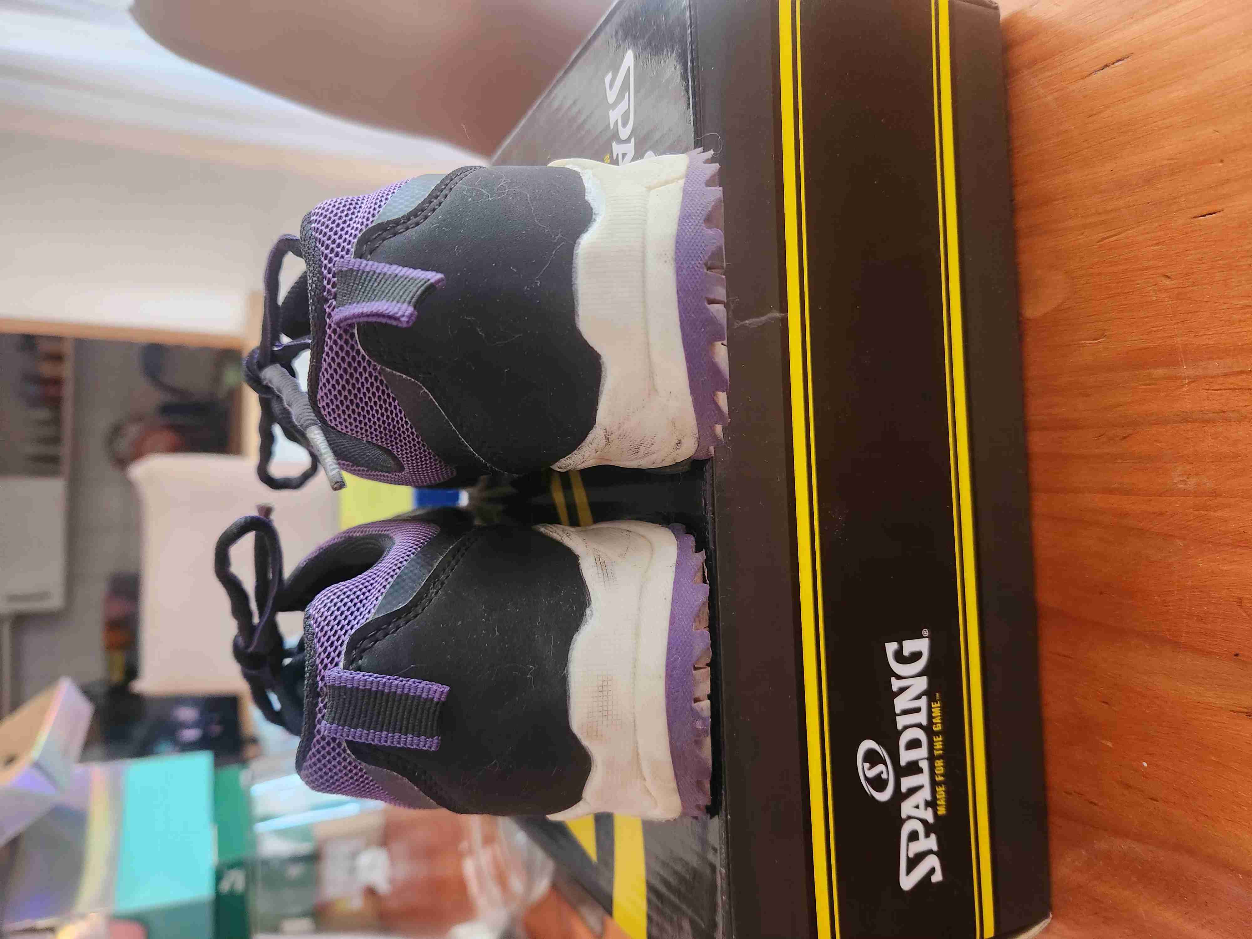 Zapatillas Spalding outdoor negras y moradas - miniatura 3