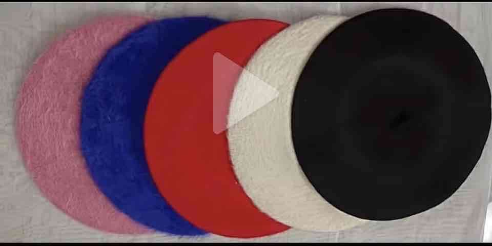 Boina peluda rosa - miniatura 3