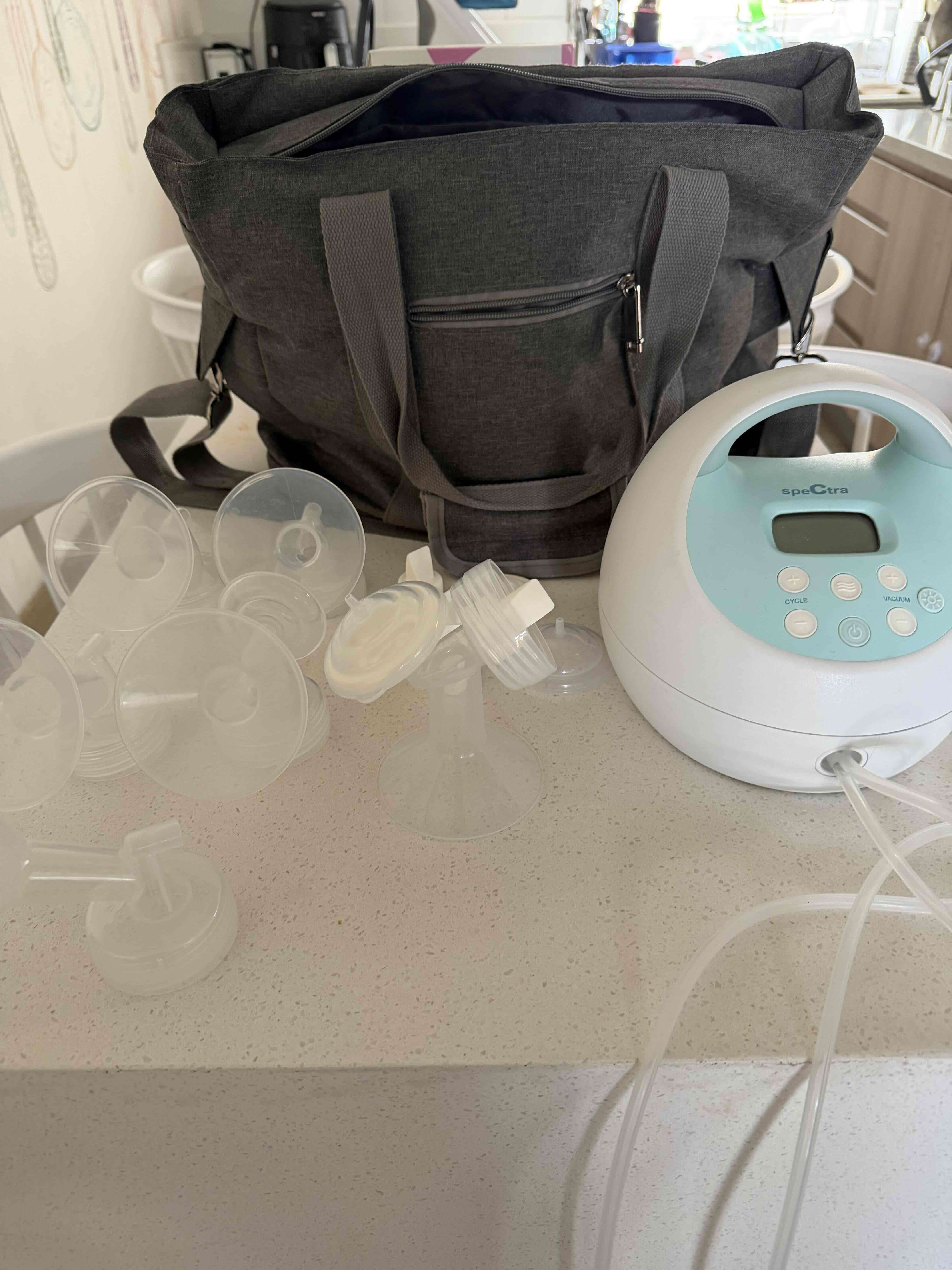 Extractor de leche Spectra azul - miniatura 5