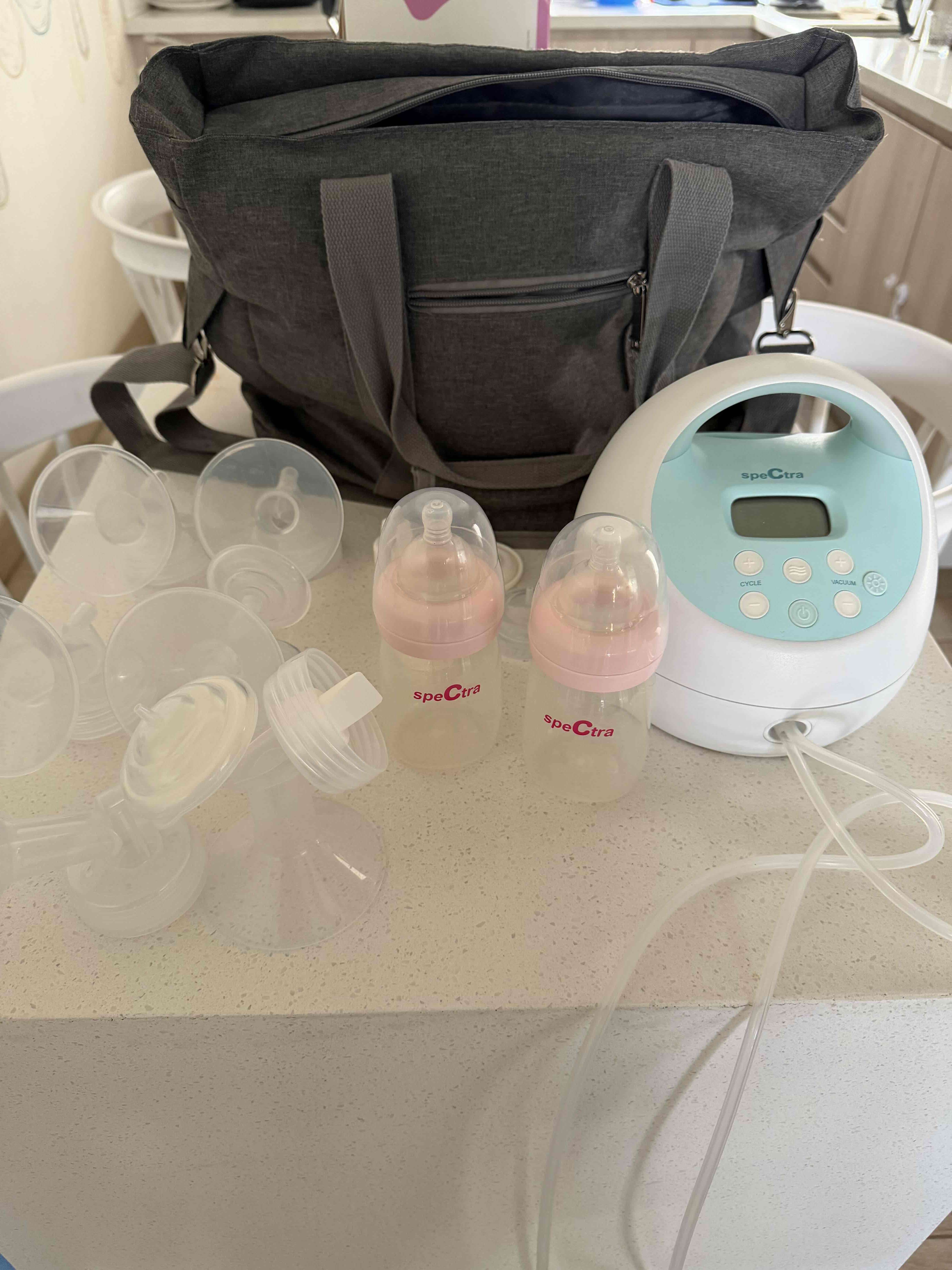 Extractor de leche Spectra azul - miniatura 6