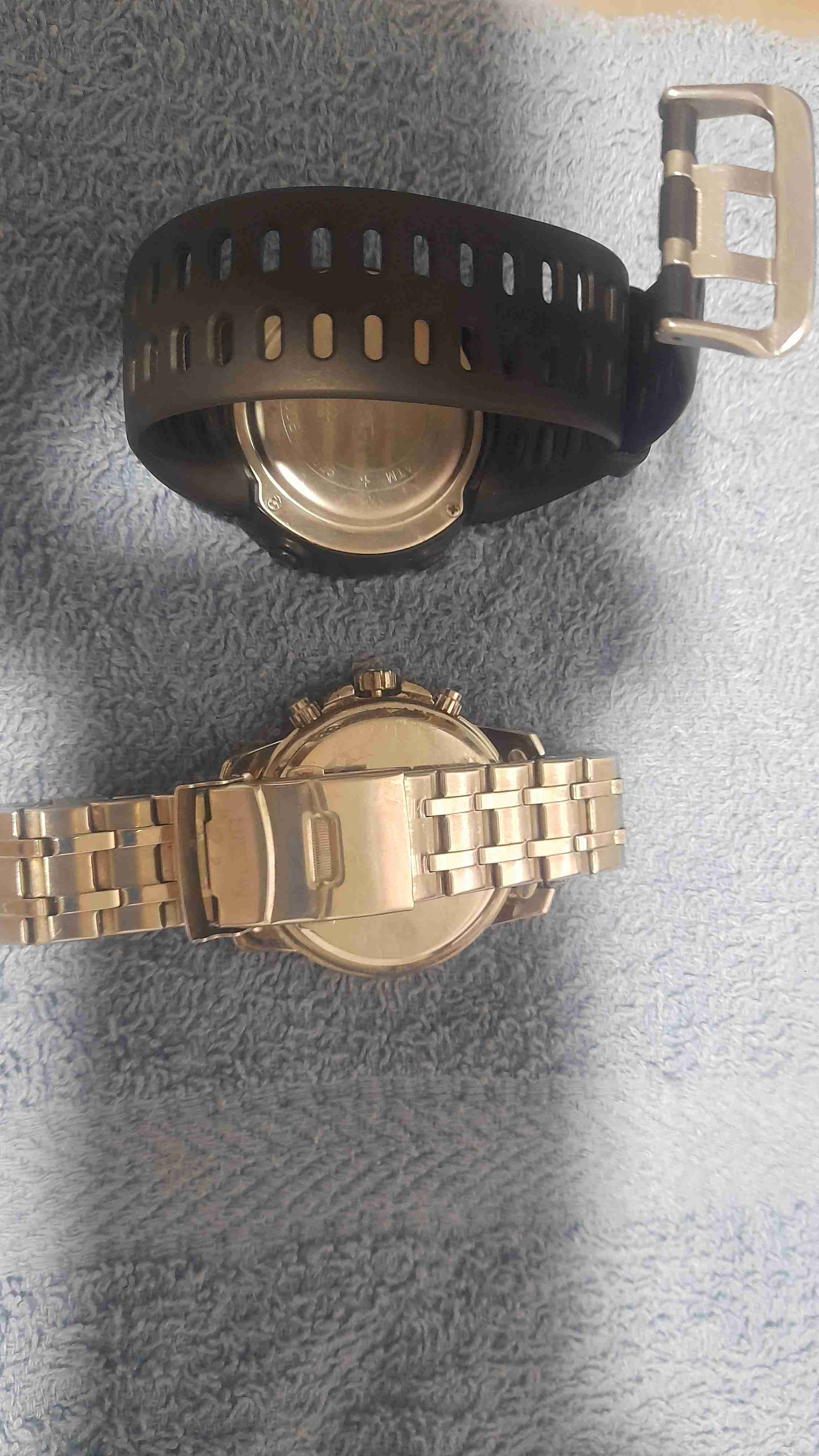 Reloj análogo y digital negro - miniatura 4