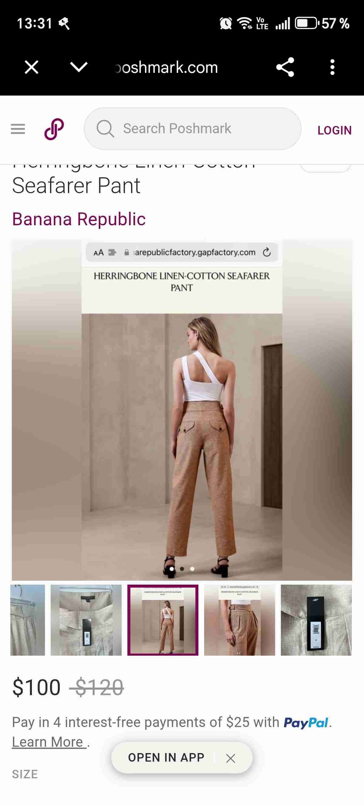 Pantalones Banana Republic - miniatura 6