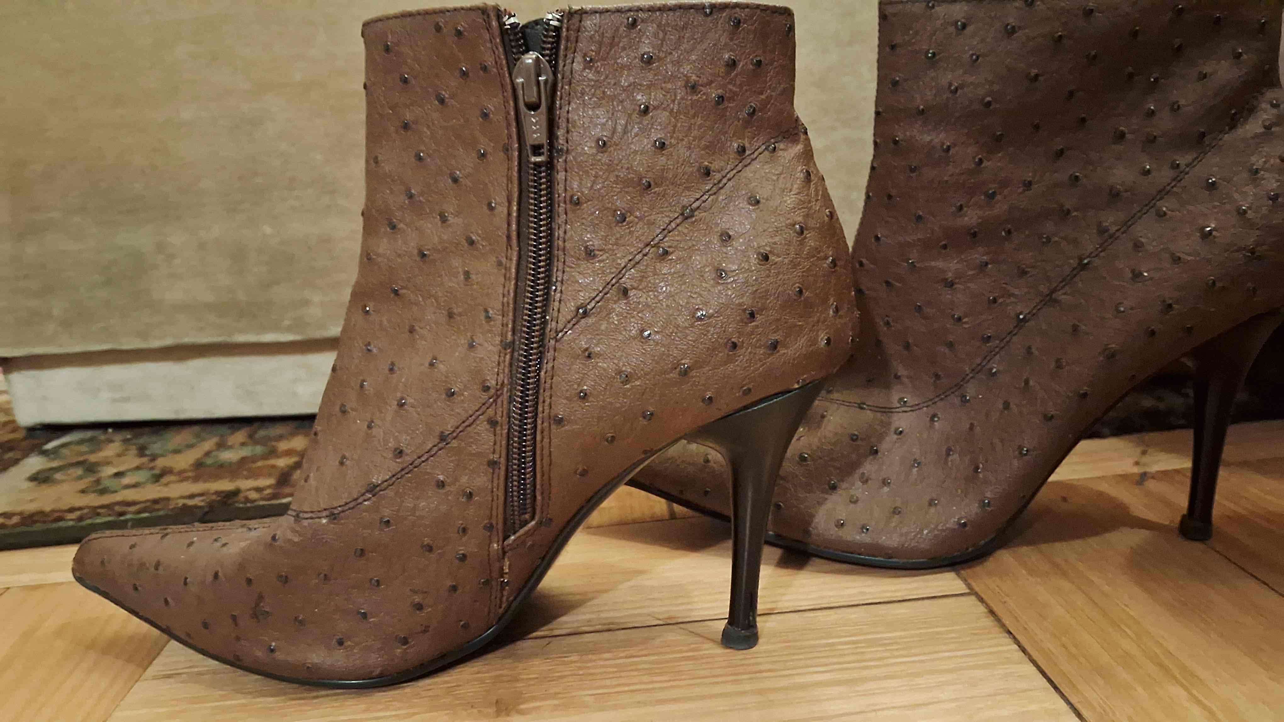 Botines marrones de cuero - miniatura 2