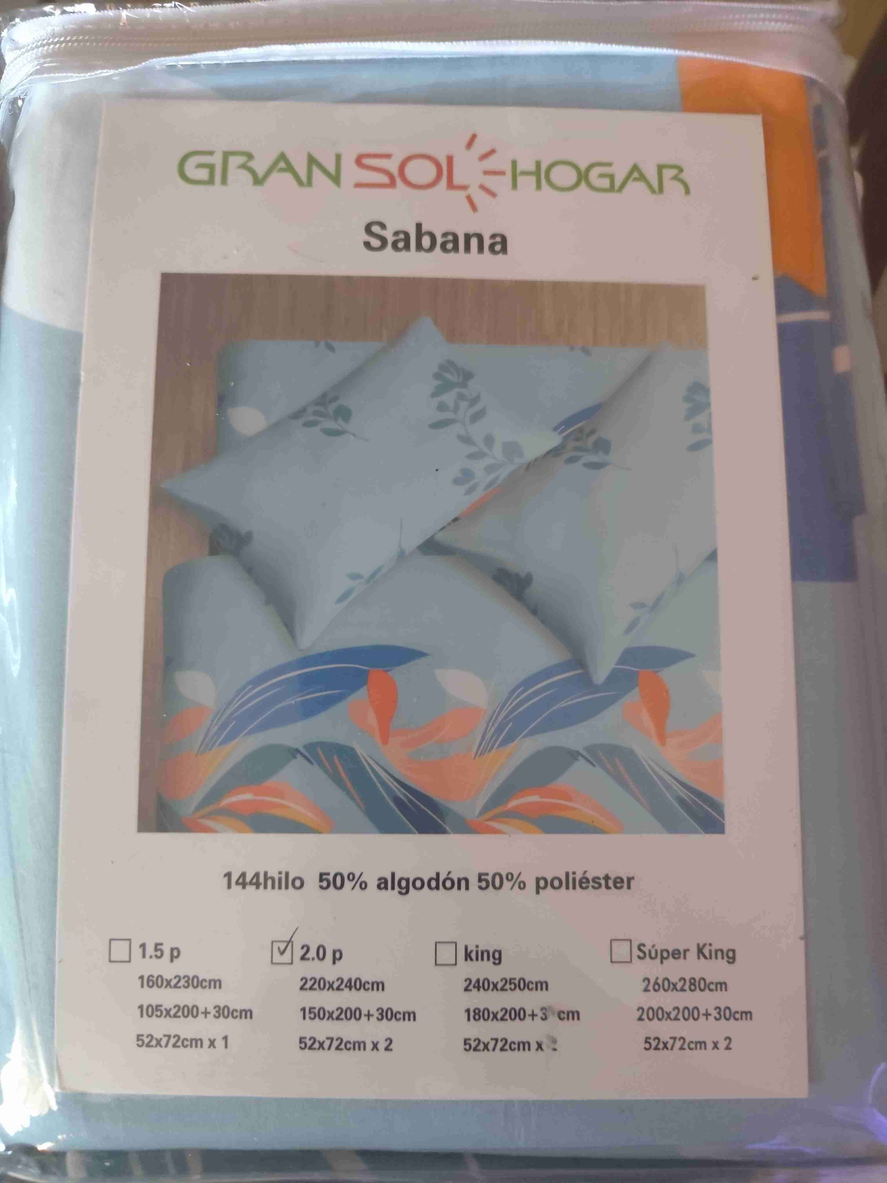 Juego de sábanas 2 plazas estampado