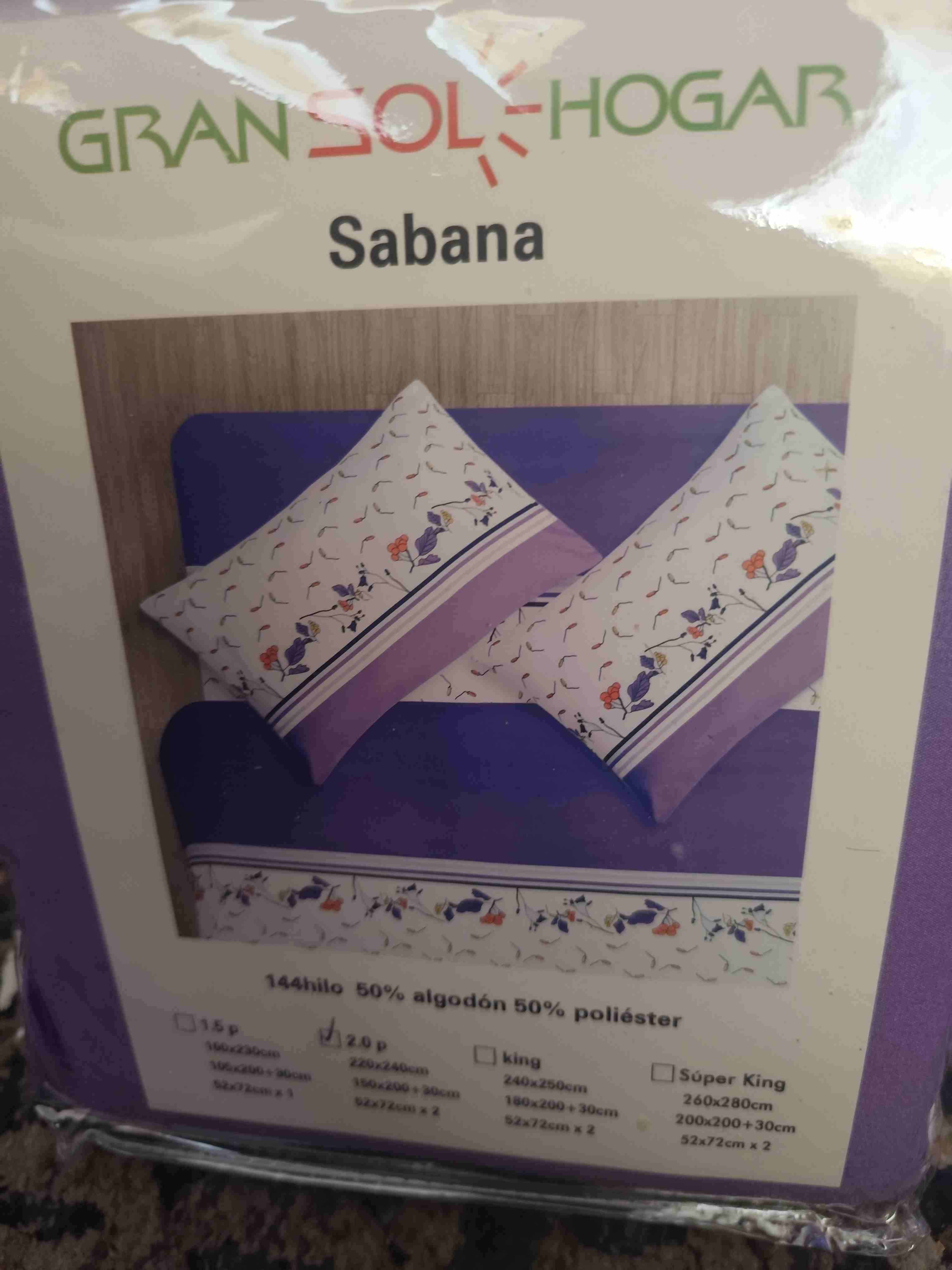 Juego de sábanas 2 plazas estampado - miniatura 2