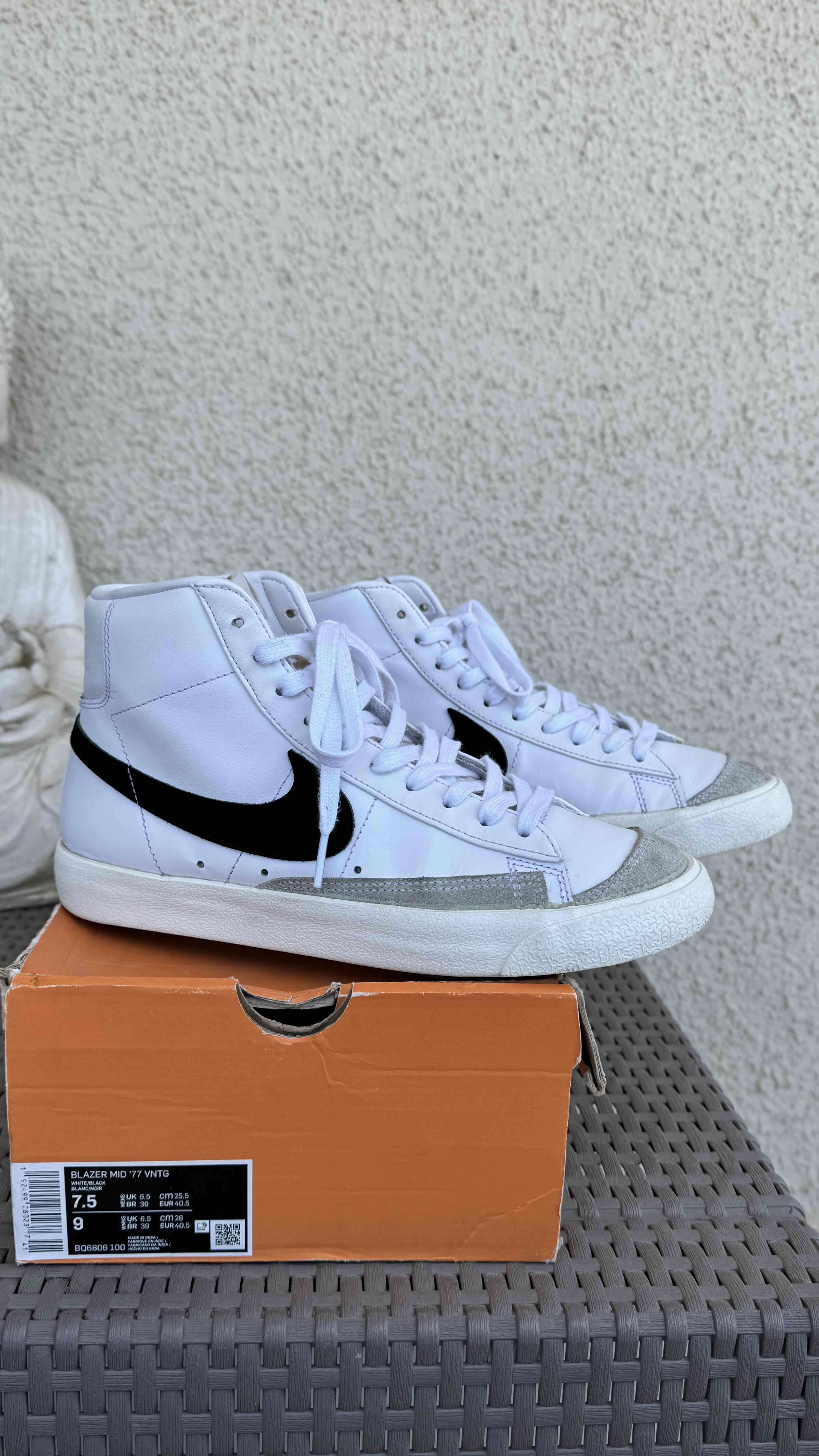 Zapatillas blancas Nike Blazer Mid