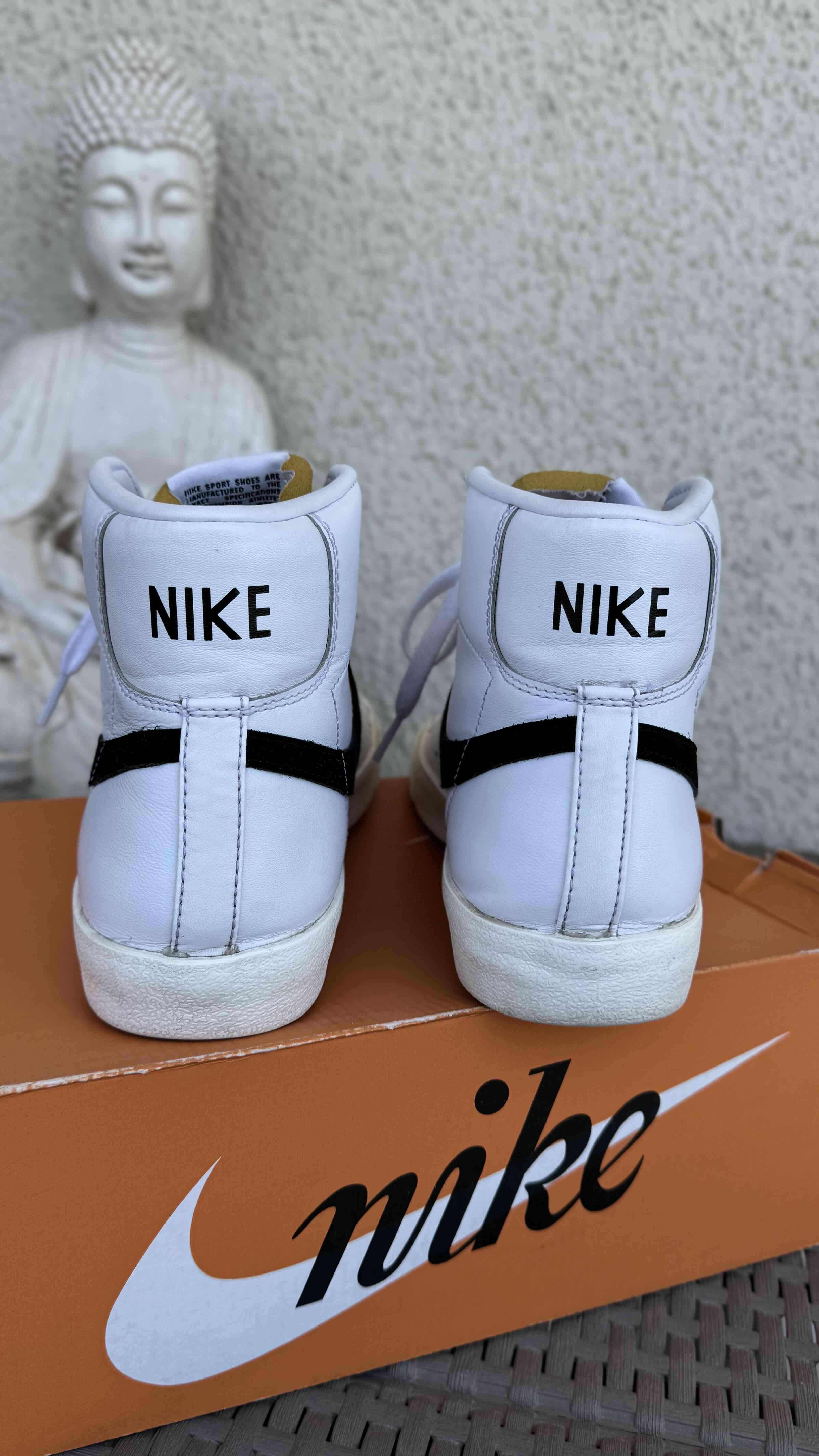 Zapatillas blancas Nike Blazer Mid - miniatura 4