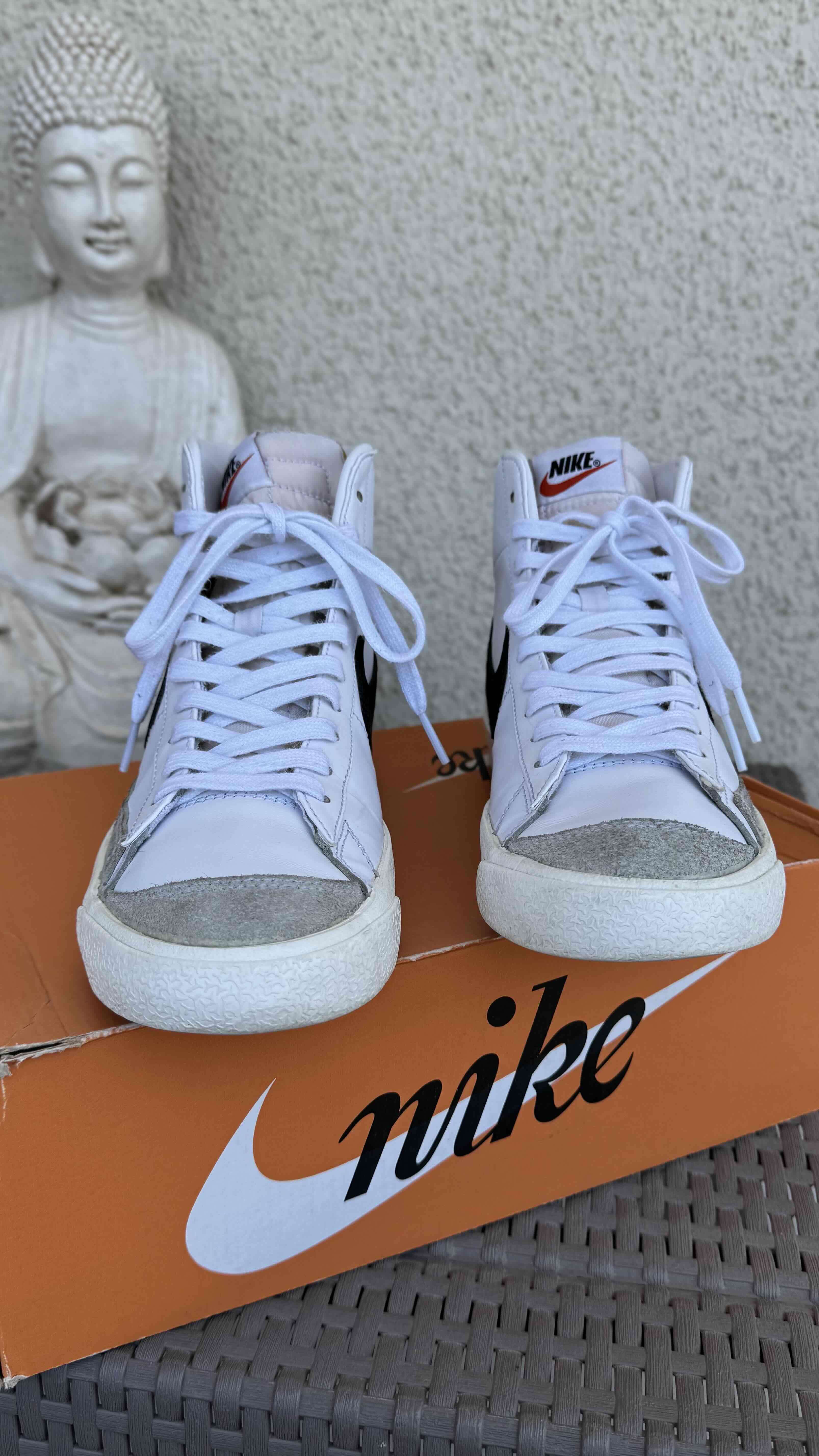 Zapatillas blancas Nike Blazer Mid - miniatura 5