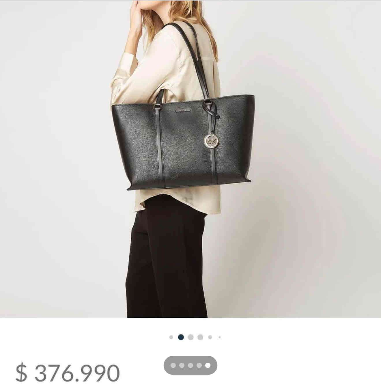 Tote negra Michael Kors - Original - miniatura 5