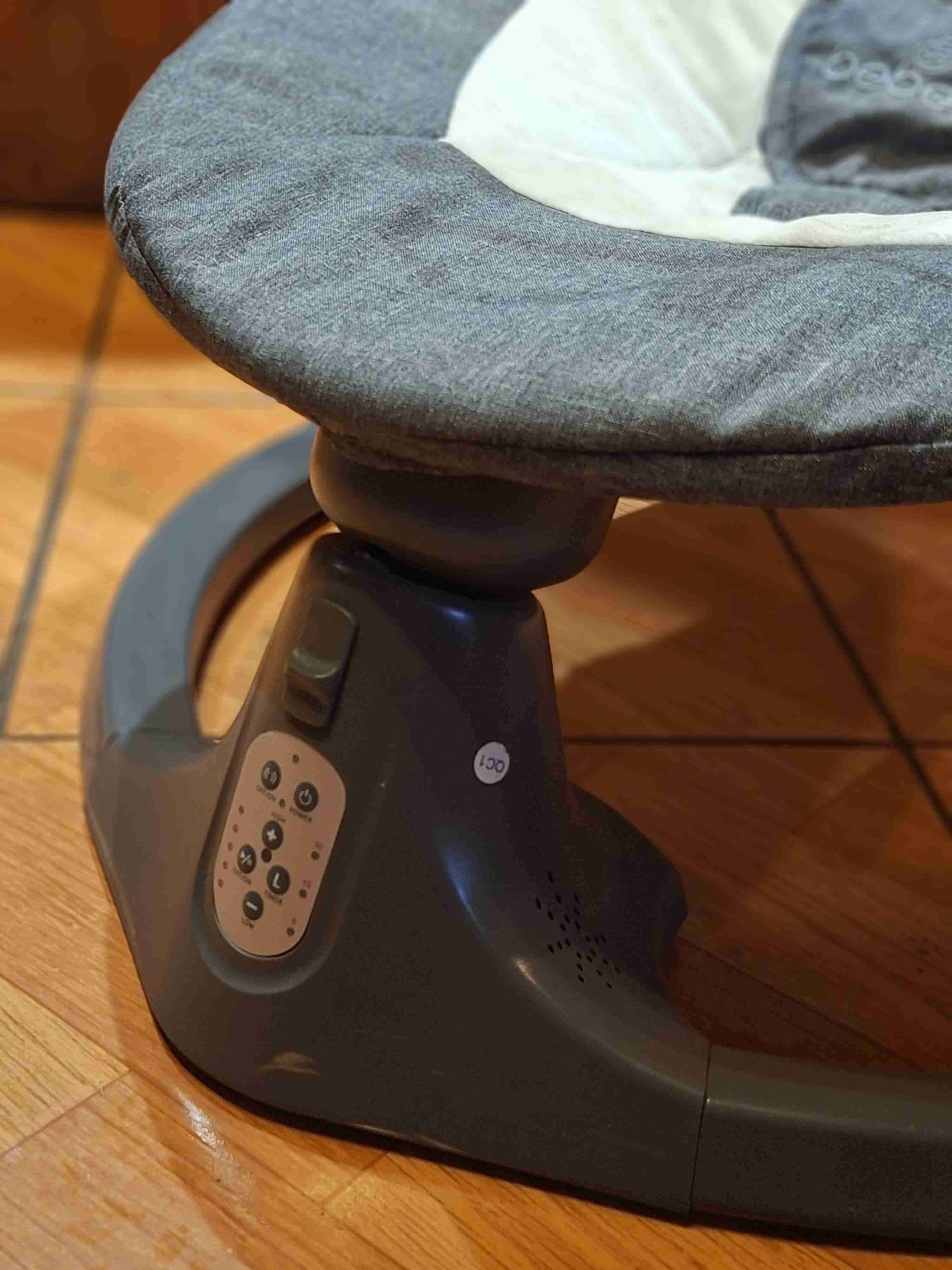 Mecedora de bebé Bebesit gris - miniatura 2