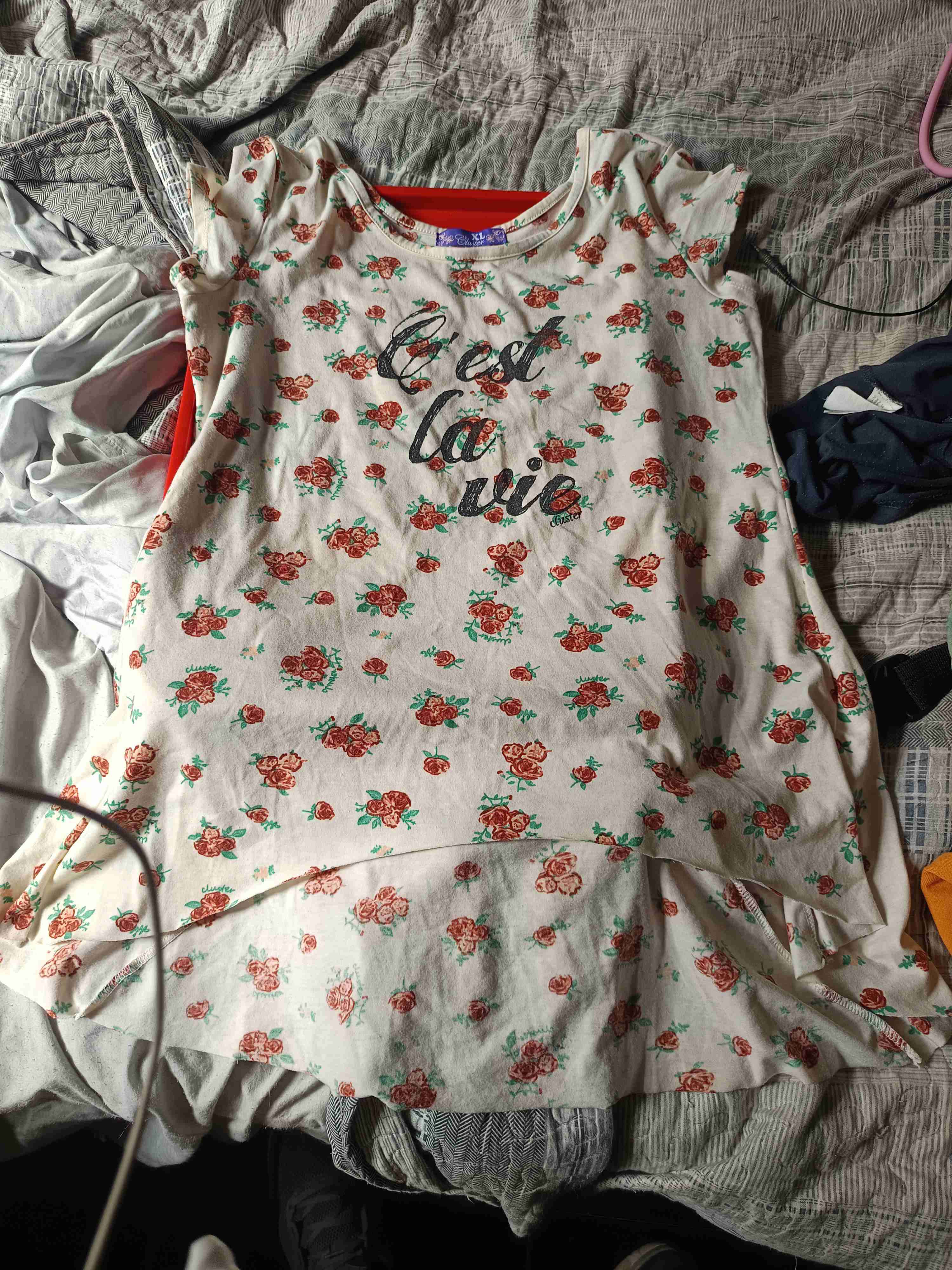 Bulsa floral "C'est la vie"