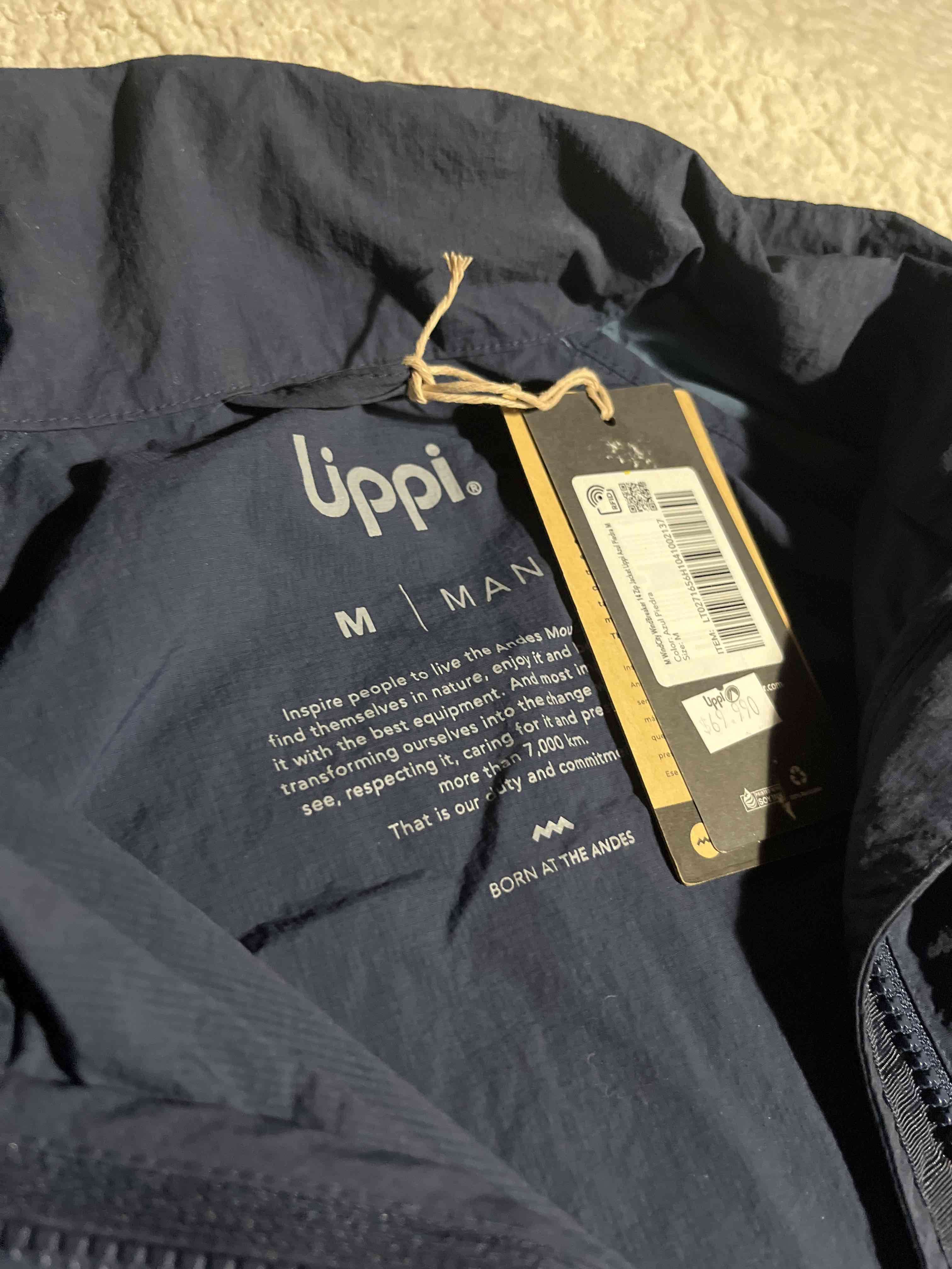 Cortavientos azul Lippi  nuevo wind bracker - miniatura 3