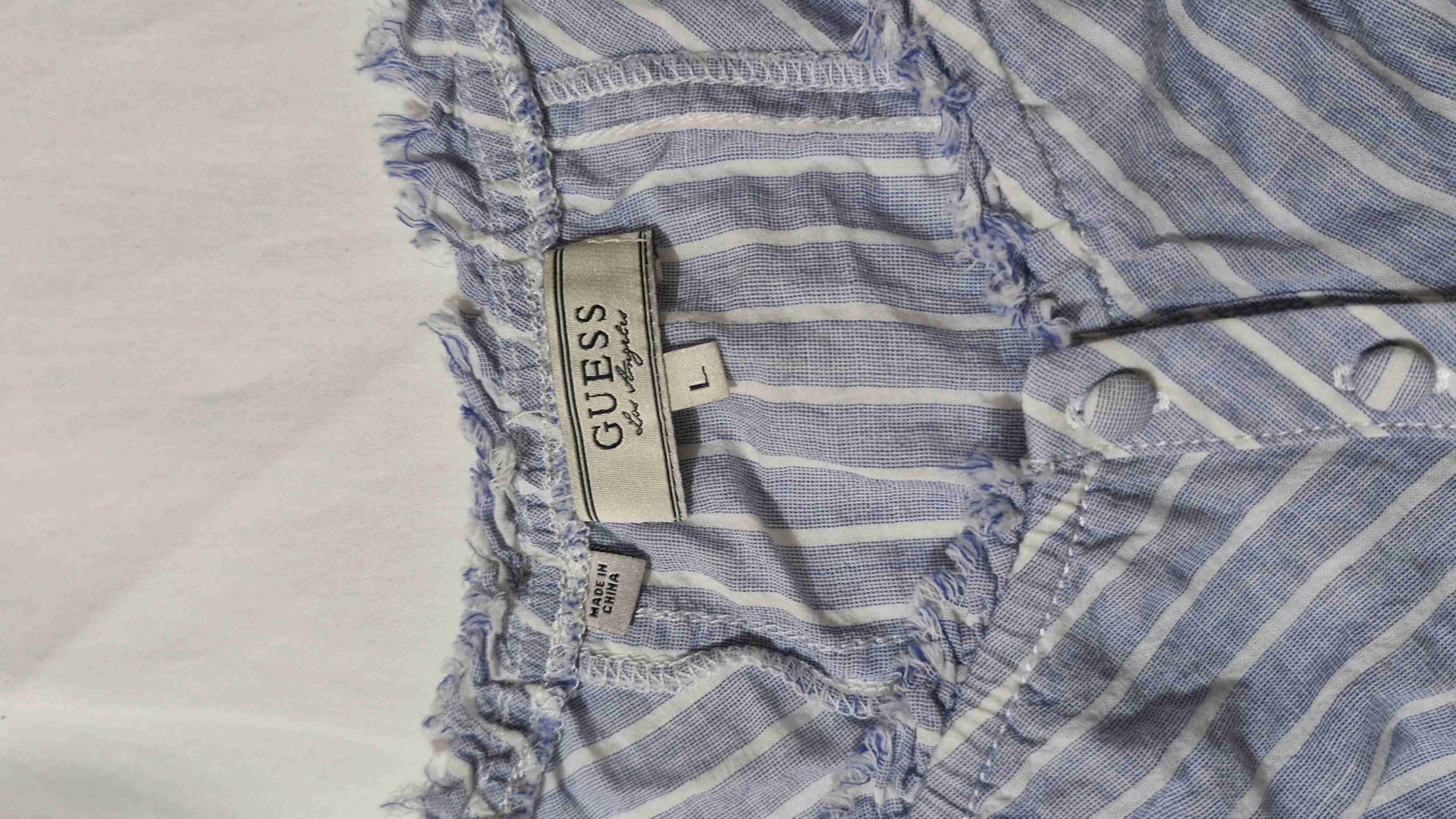 Blusa rayada GUESS azul - miniatura 4