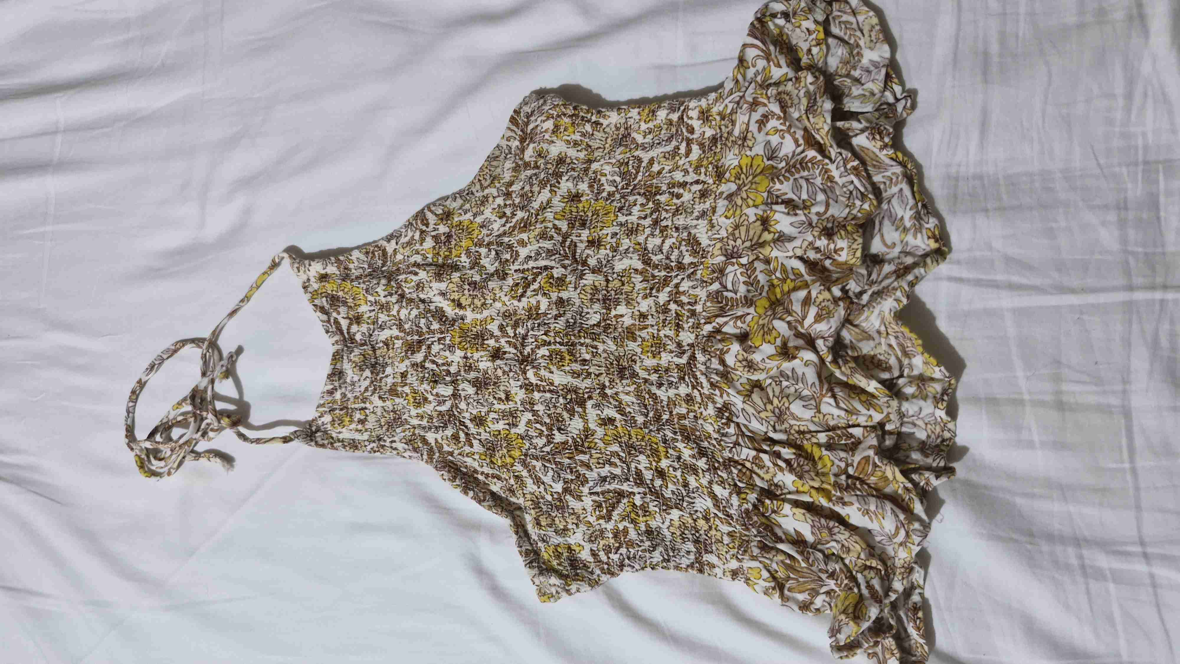 Crop top sin espalda