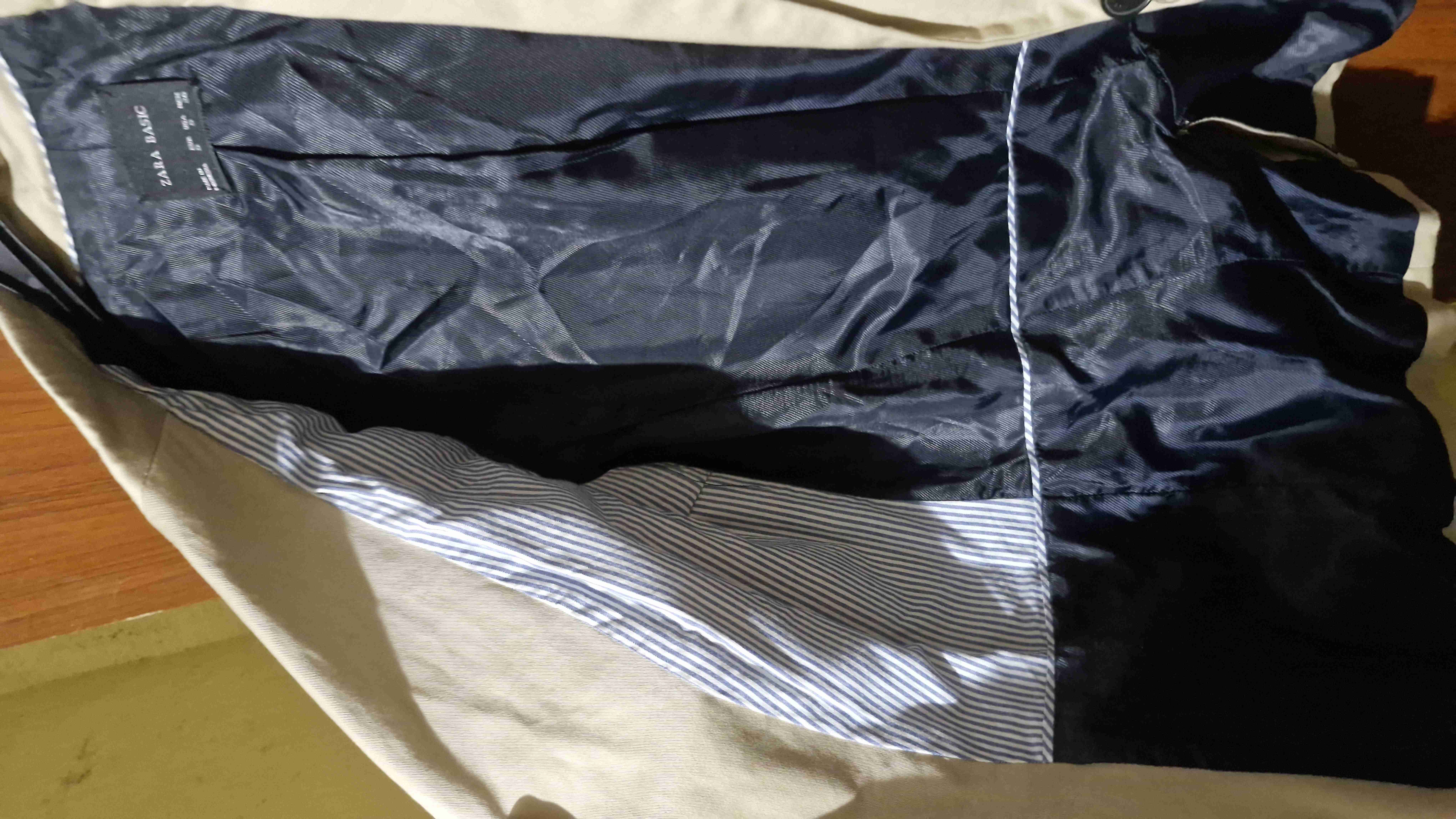 Blazer beige Zara Basic - miniatura 2