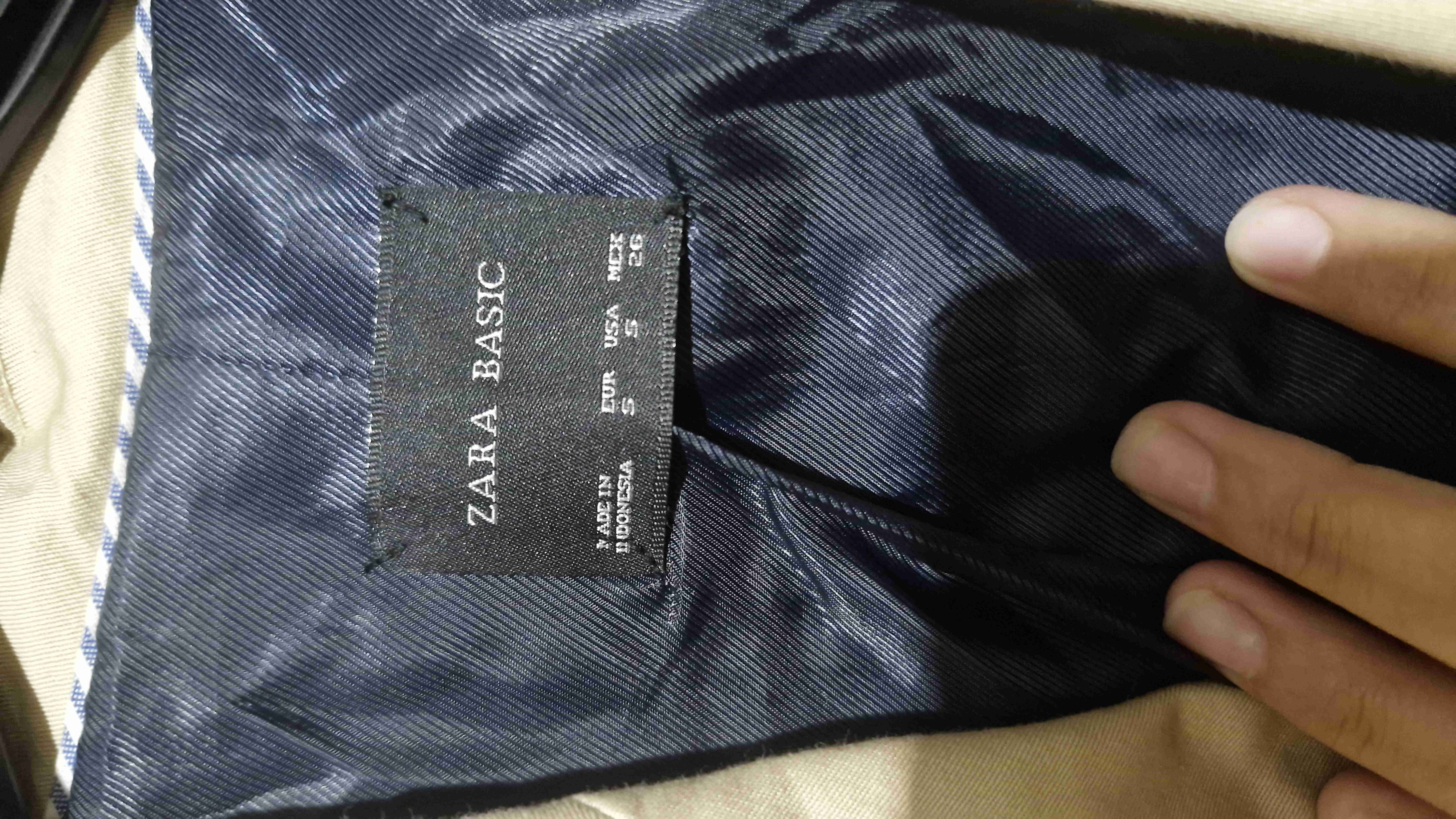 Blazer beige Zara Basic - miniatura 3