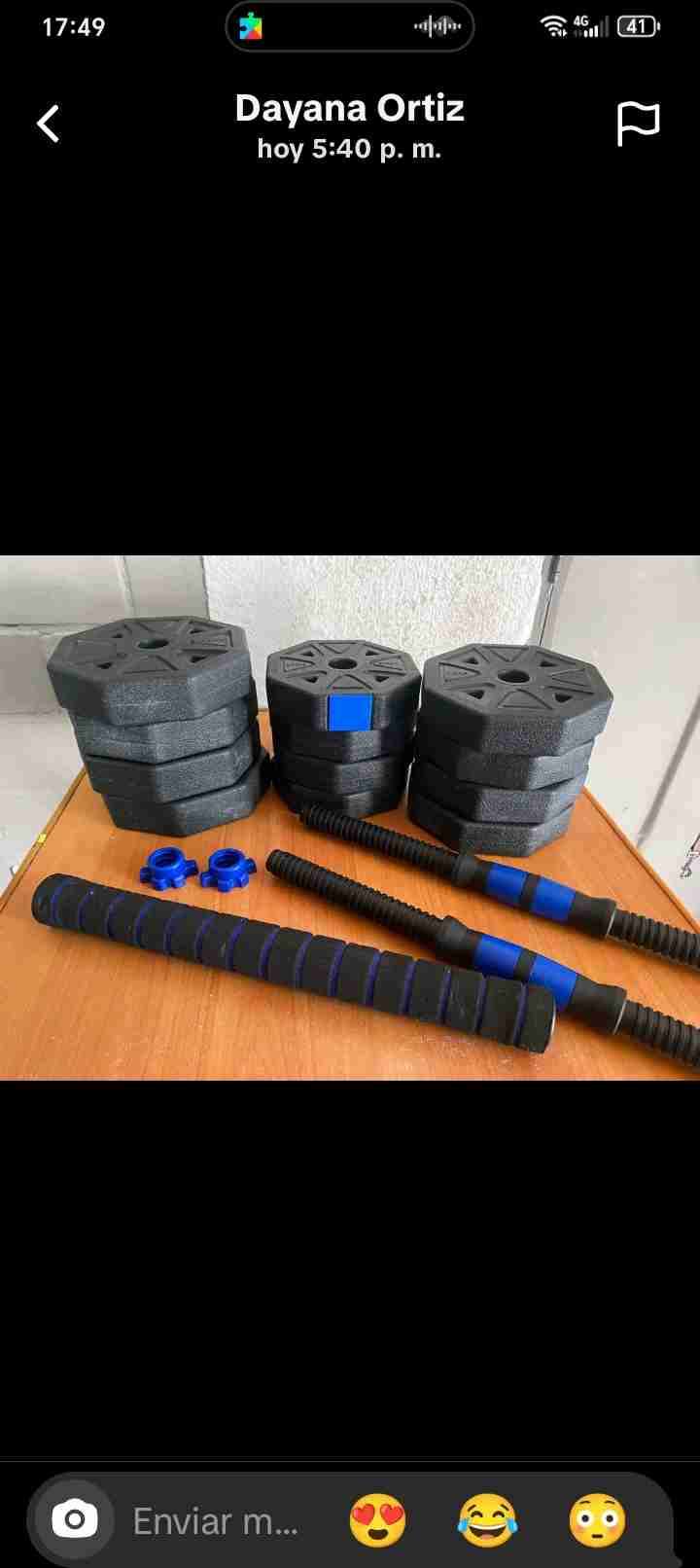 Set de pesas ajustables 19kg - miniatura 2