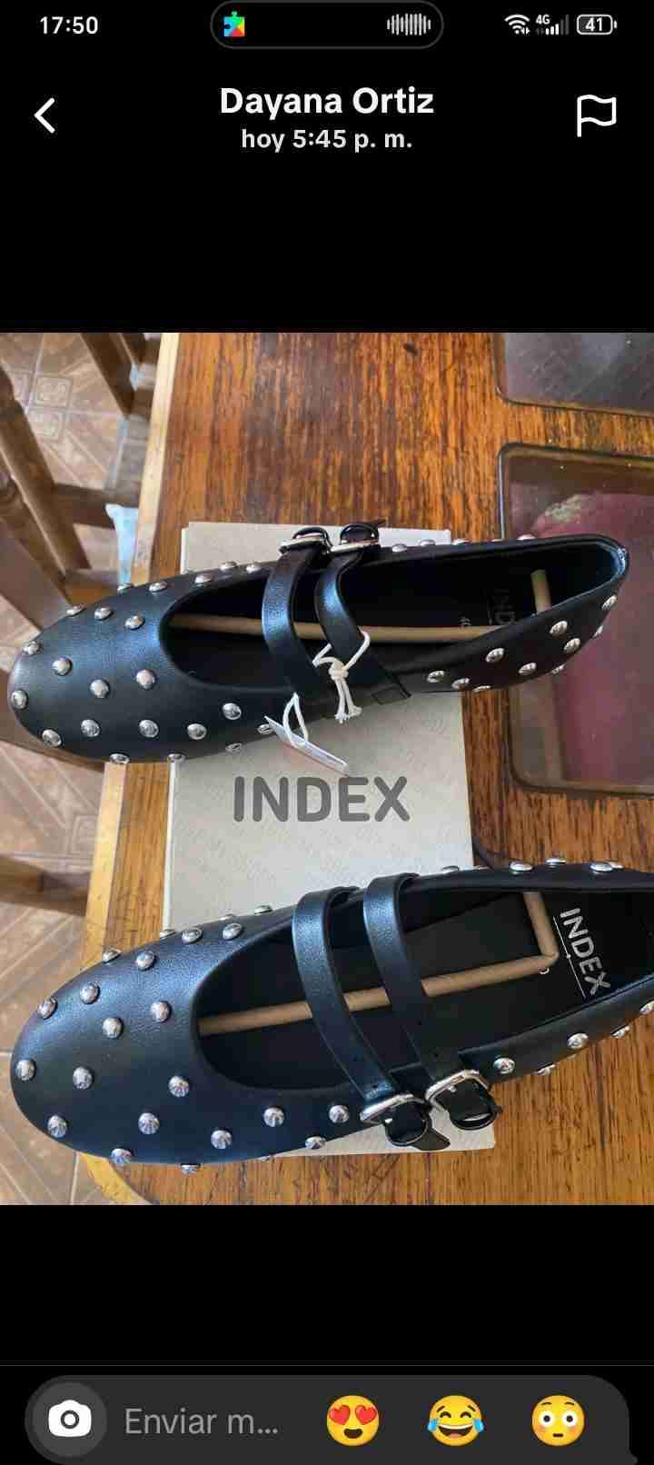 Balerinas negras con tachas - miniatura 2