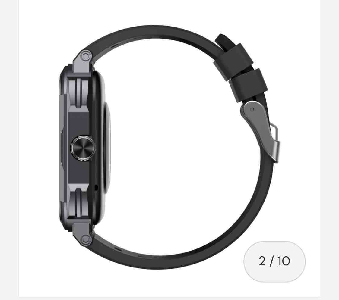 Reloj inteligente negro con pantalla - miniatura 5