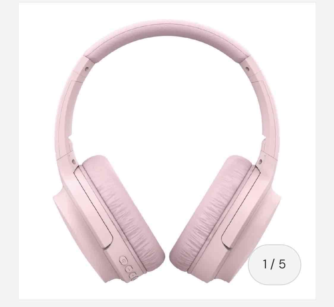 Audífonos inalámbricos rosados