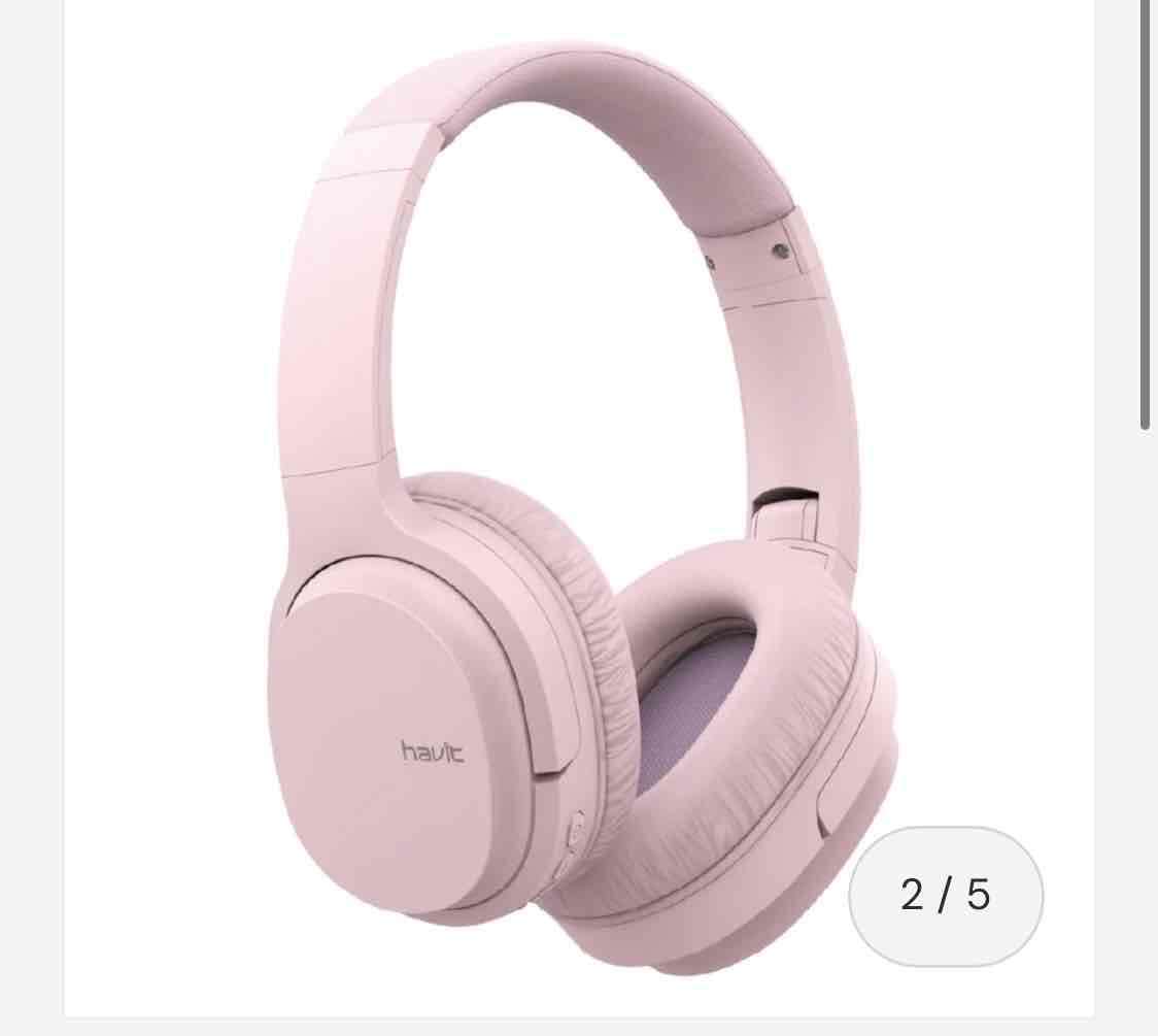 Audífonos inalámbricos rosados - miniatura 2