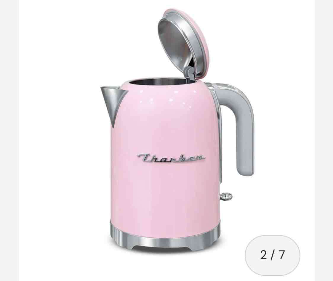 Hervidor eléctrico rosa - miniatura 2
