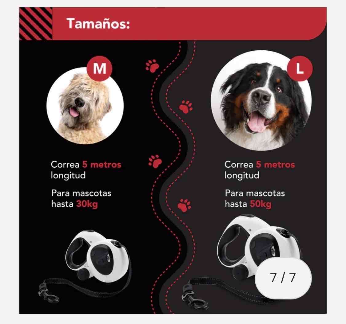 Correa extensible para perros - miniatura 3