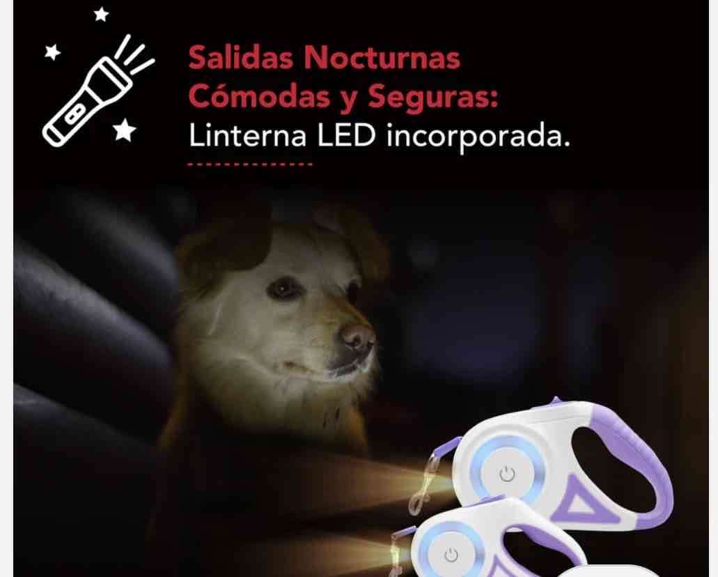 Correa retráctil para mascotas - miniatura 4