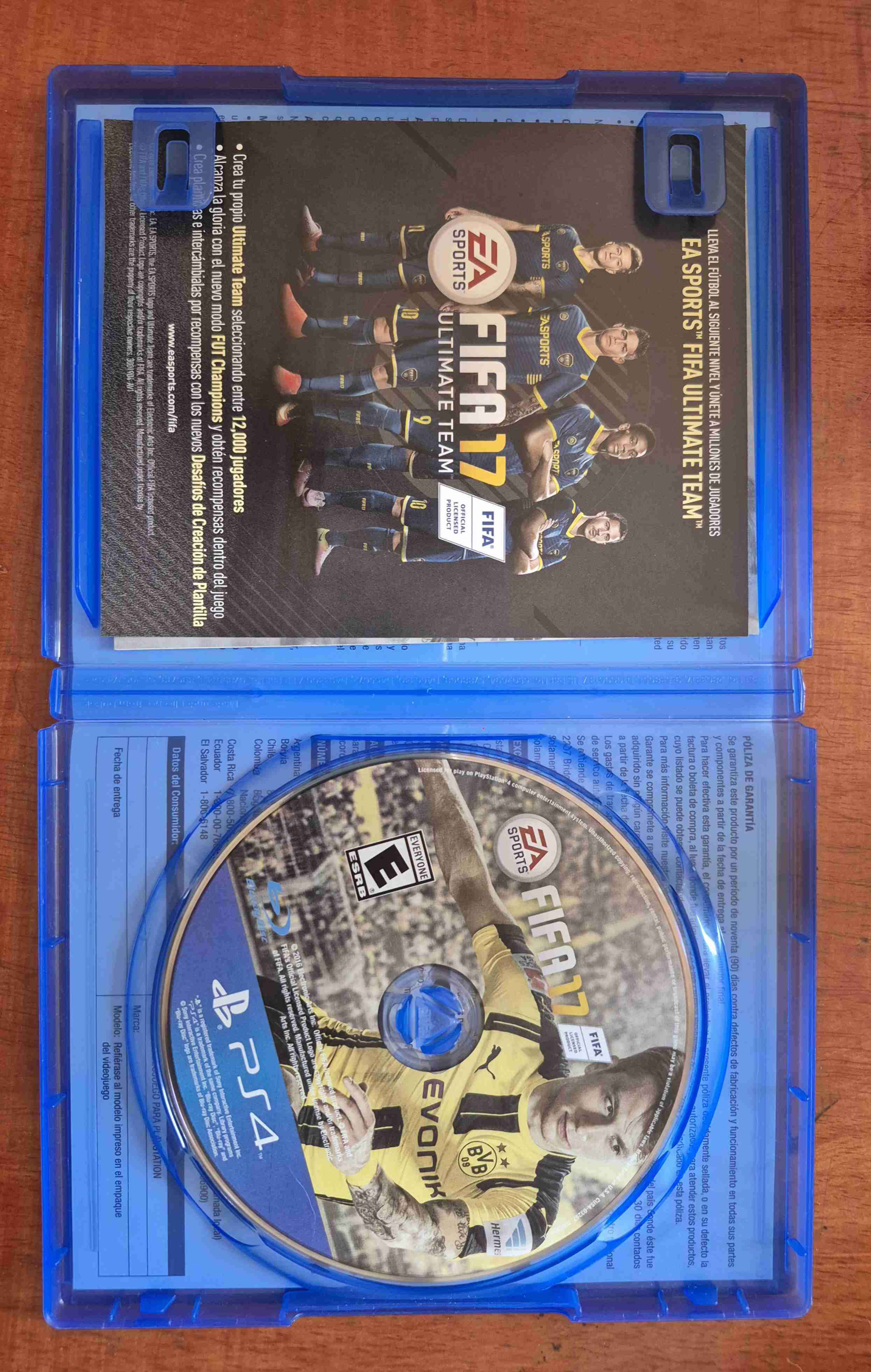 Juego FIFA 17 para PS4