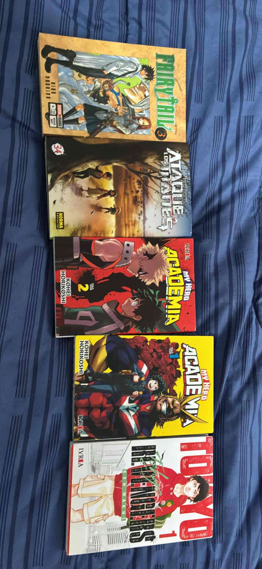 Set de mangas populares