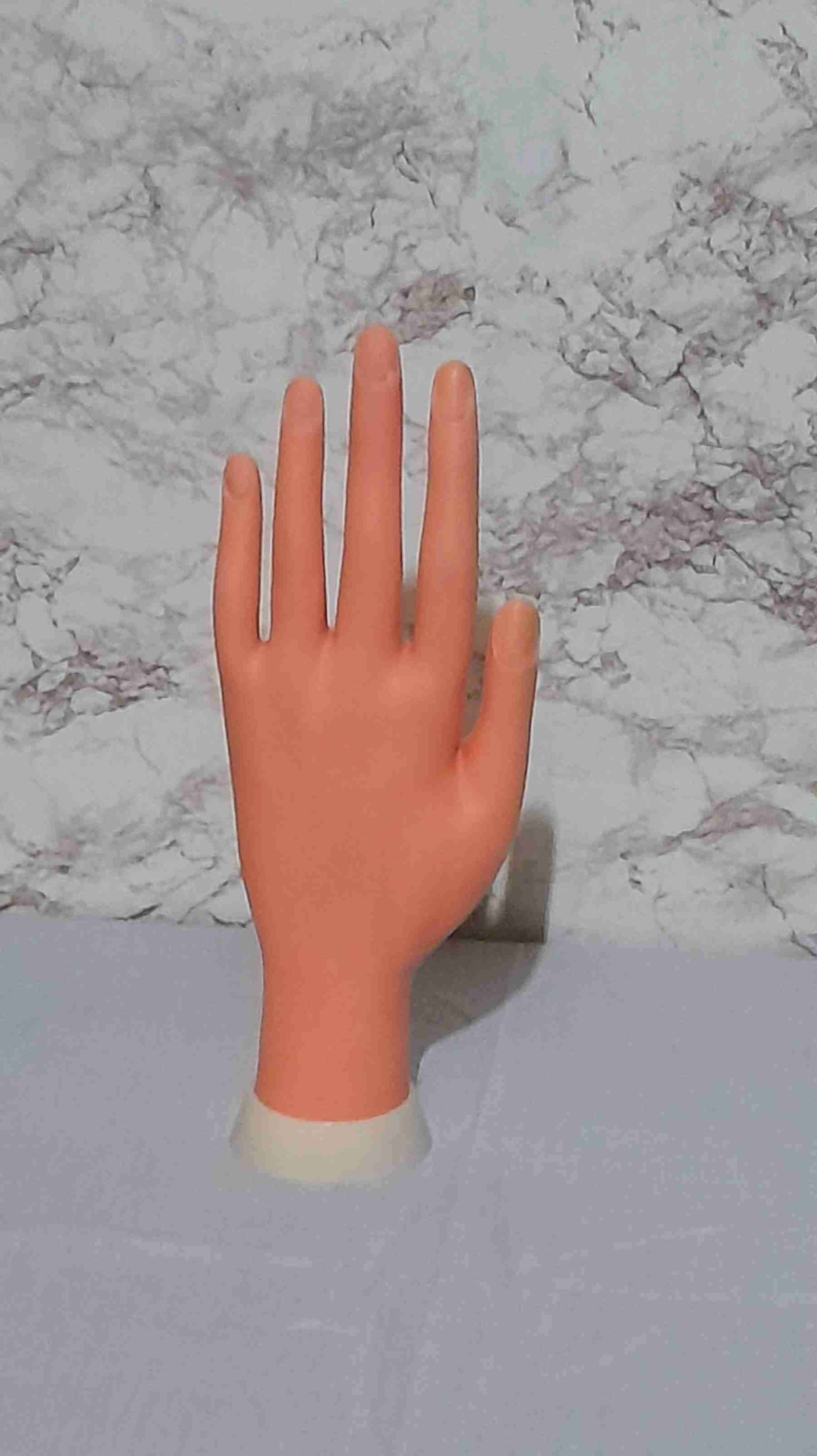 Mano De Goma Para Practicar Manicure - miniatura 3