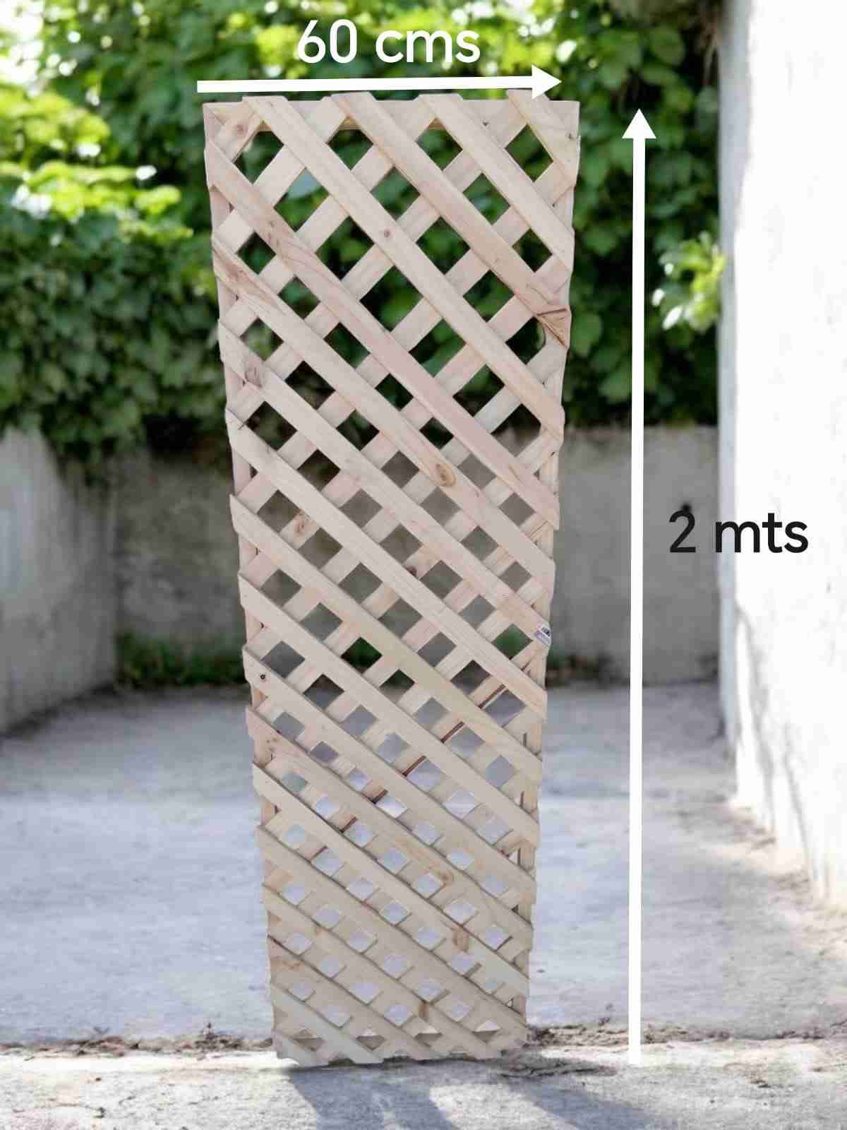 Enrejado de madera para jardín - miniatura 2