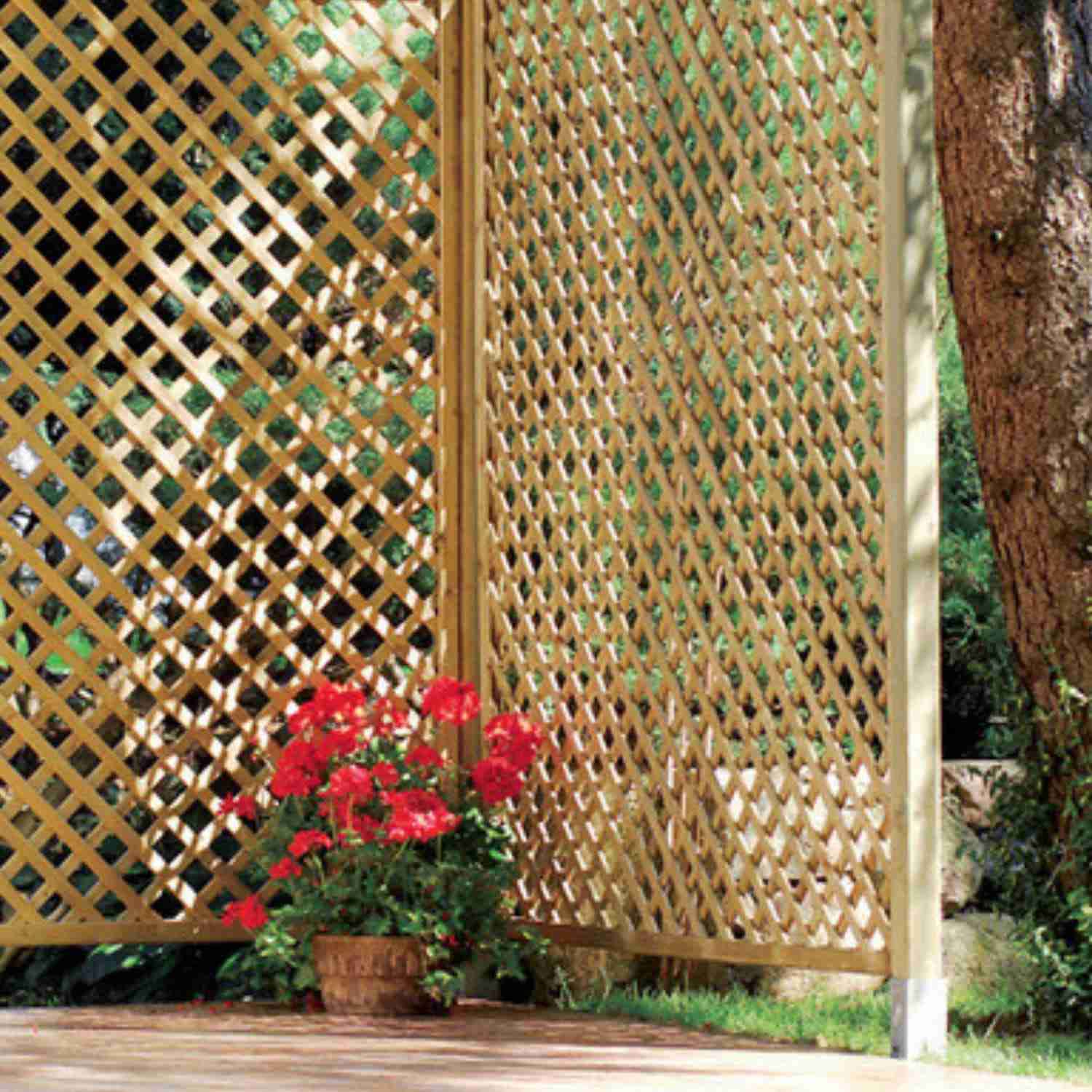 Enrejado de madera para jardín - miniatura 3