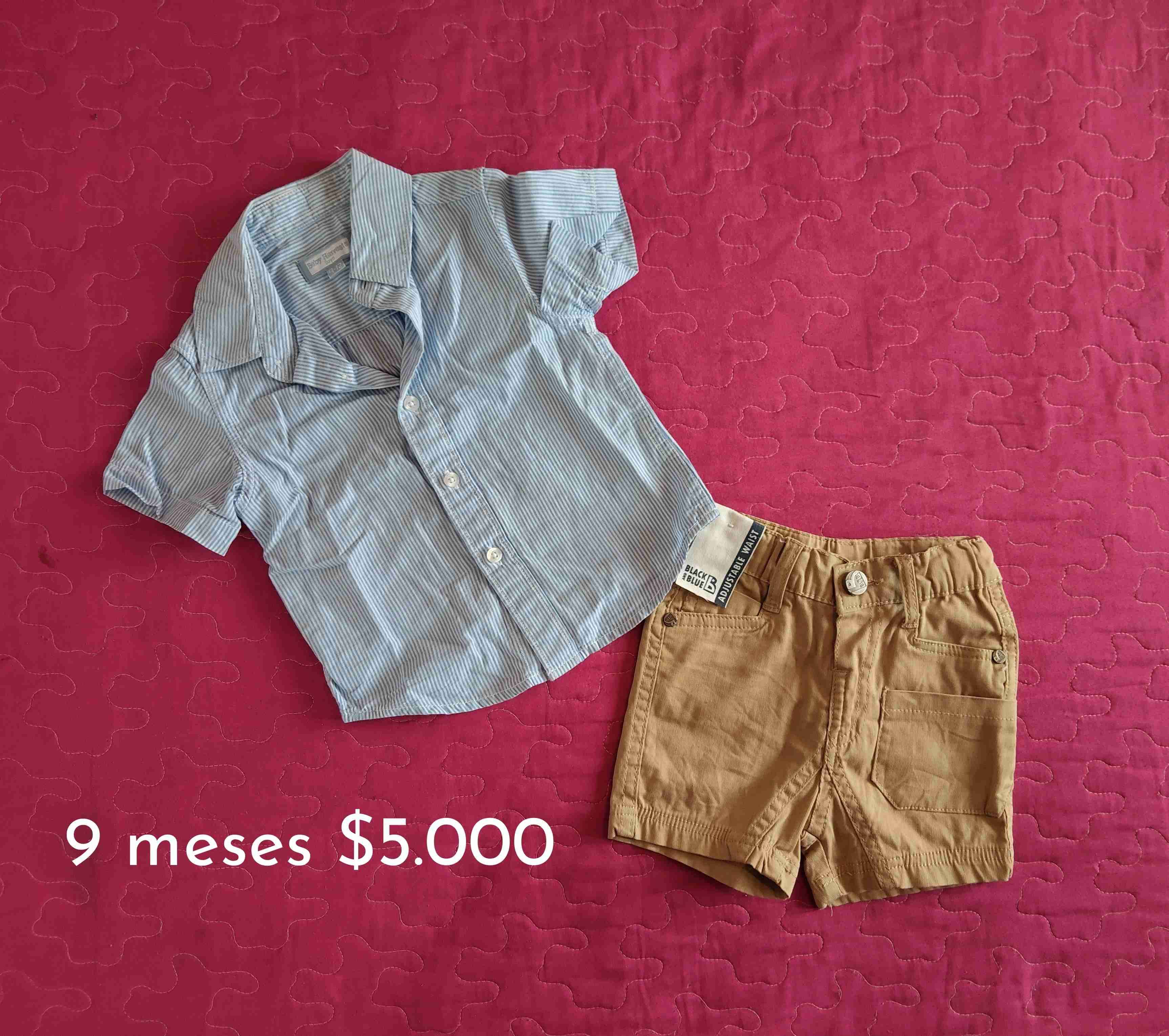 Conjunto niño 9 meses