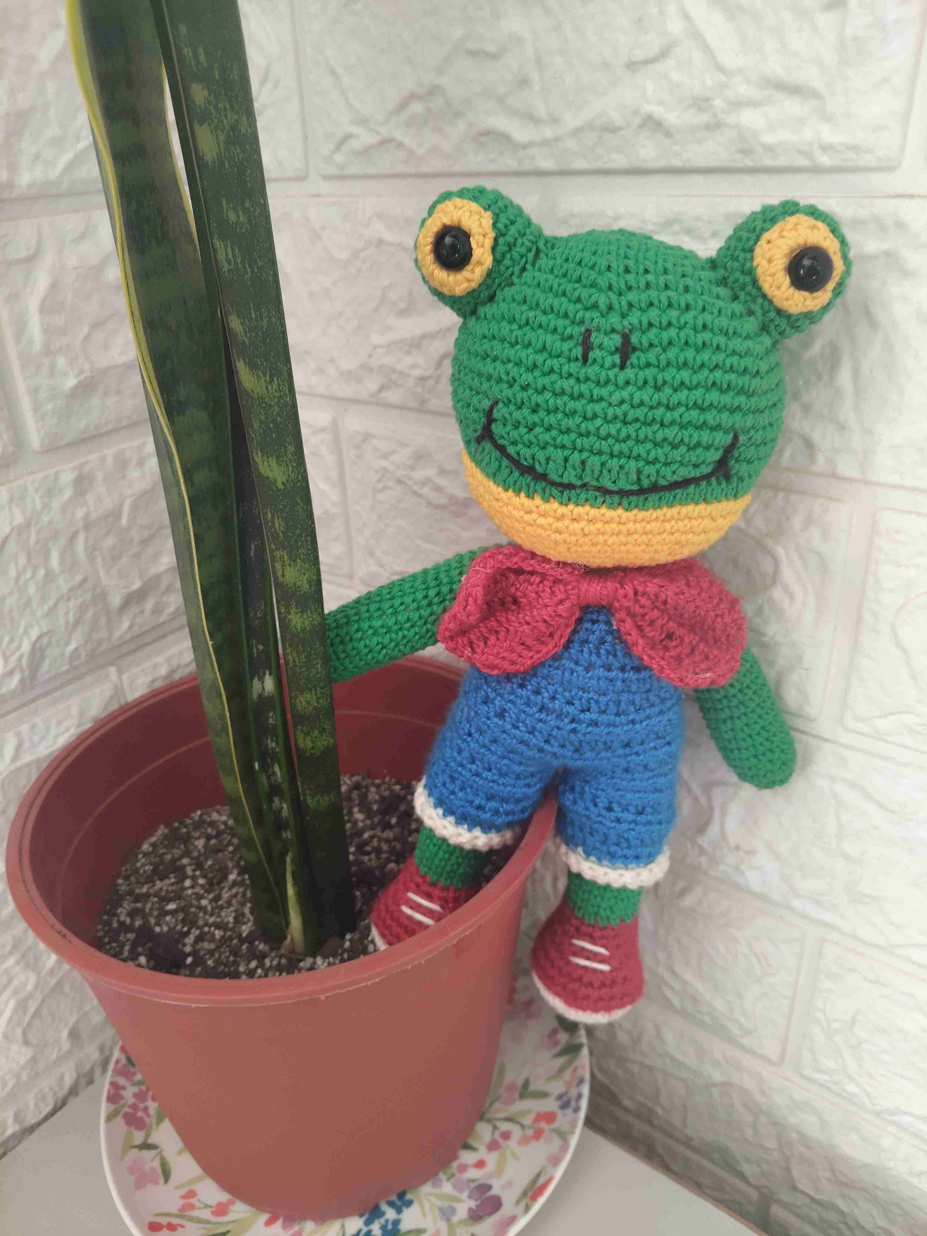 Muñeco tejido a crochet